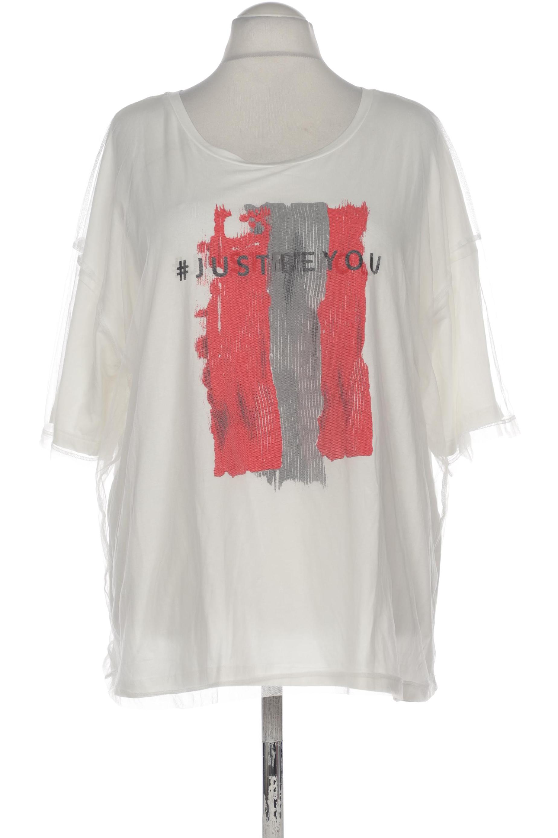 

Samoon by Gerry Weber Damen T-Shirt, weiß, Gr. 52