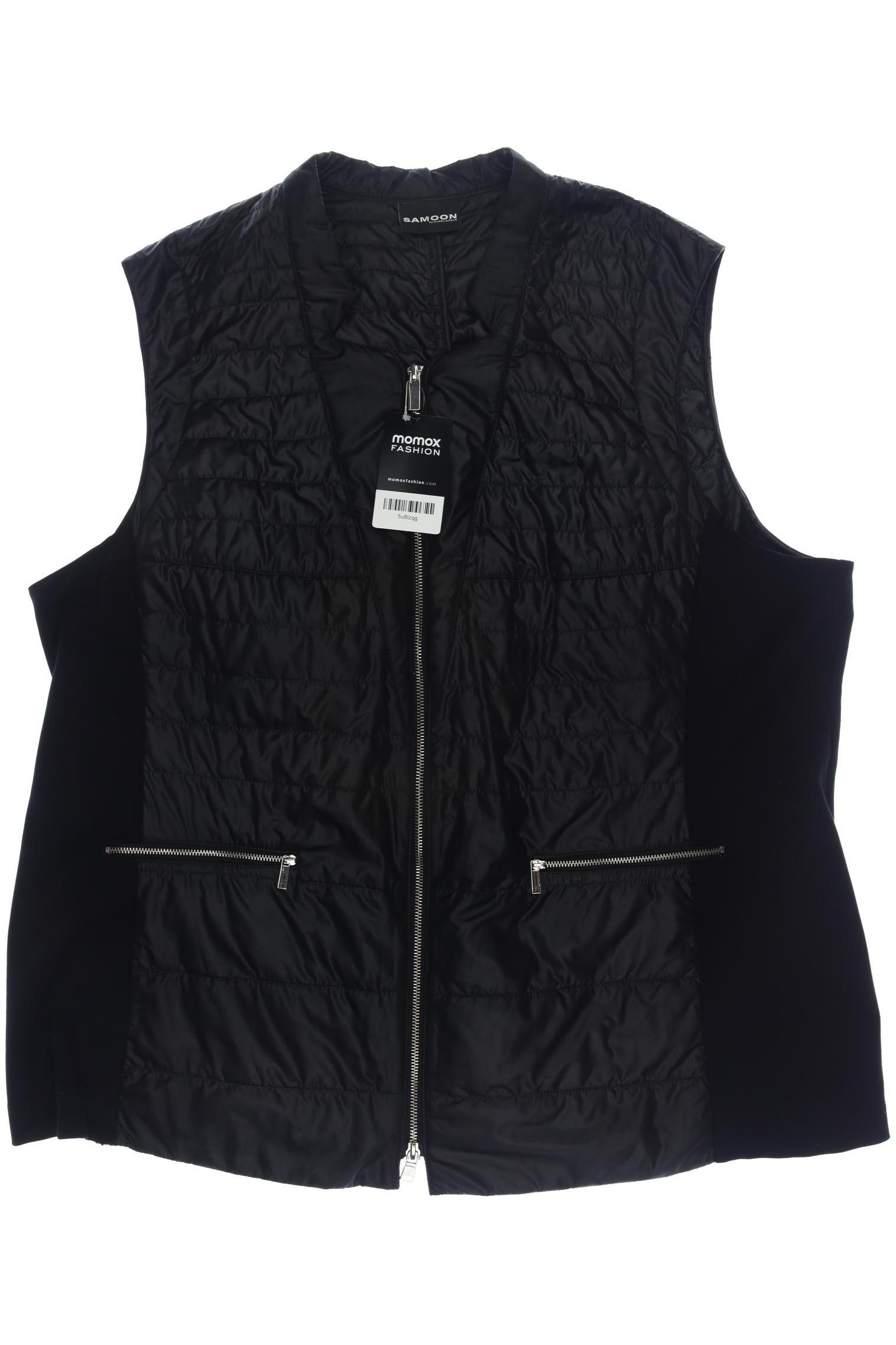 

Samoon by Gerry Weber Damen Weste, schwarz, Gr. 48