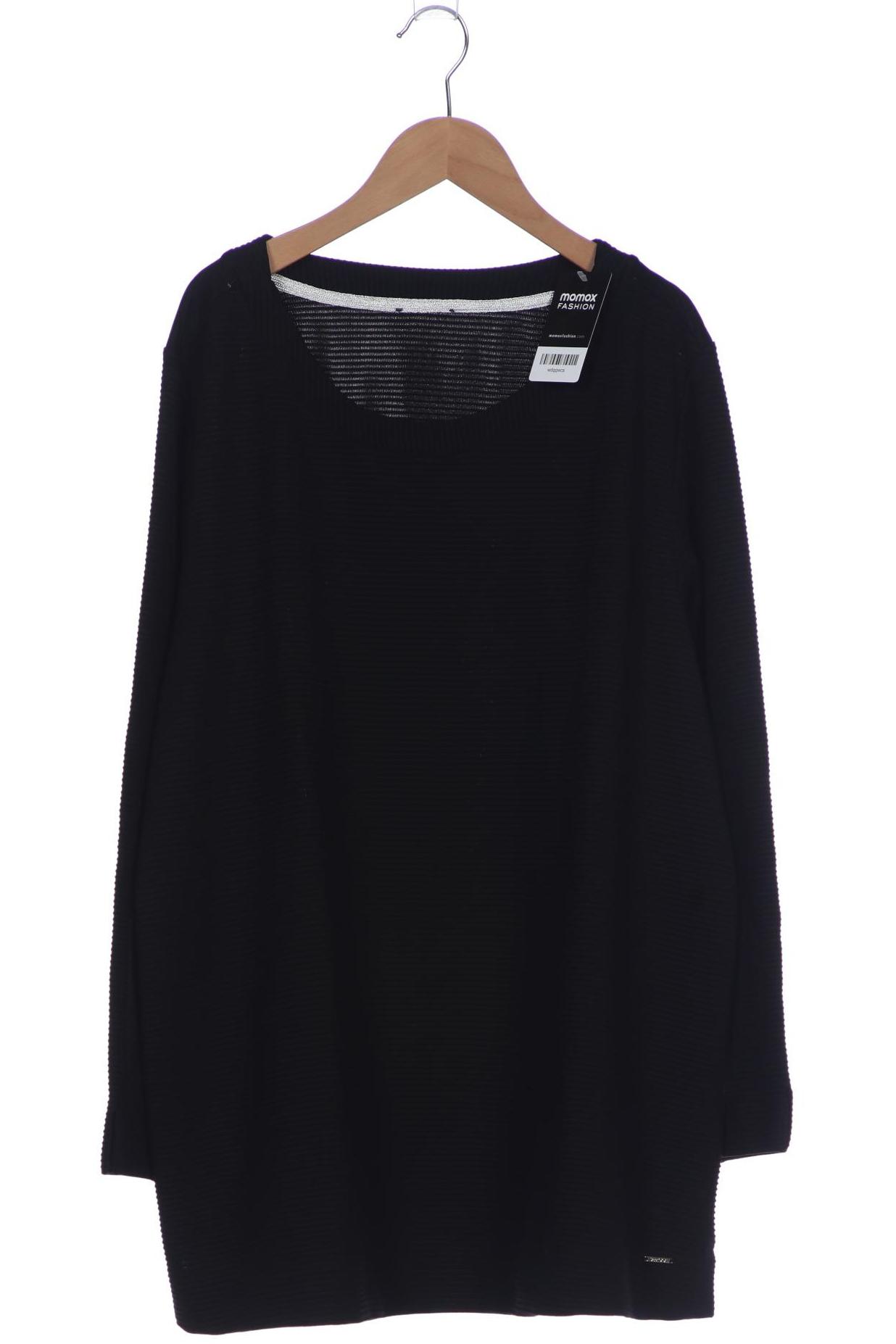 

Samoon by Gerry Weber Damen Langarmshirt, schwarz, Gr. 48
