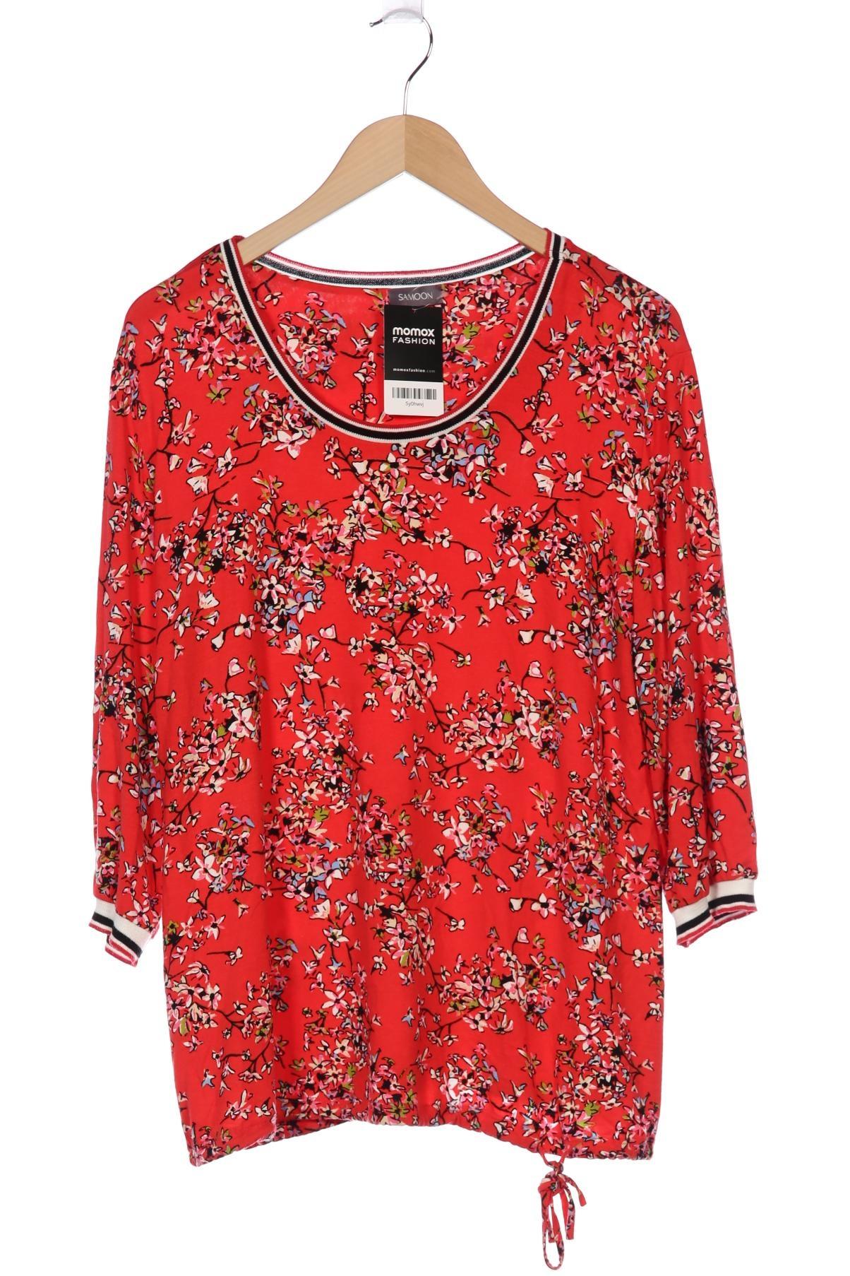 

Samoon by Gerry Weber Damen Langarmshirt, rot, Gr. 44