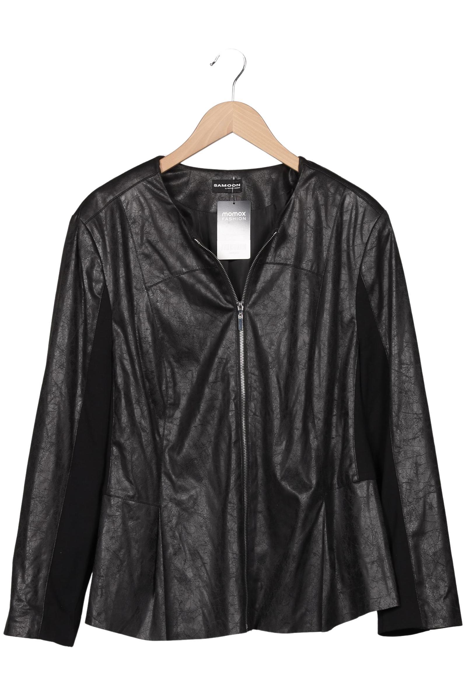 

Samoon by Gerry Weber Damen Jacke, schwarz, Gr. 48