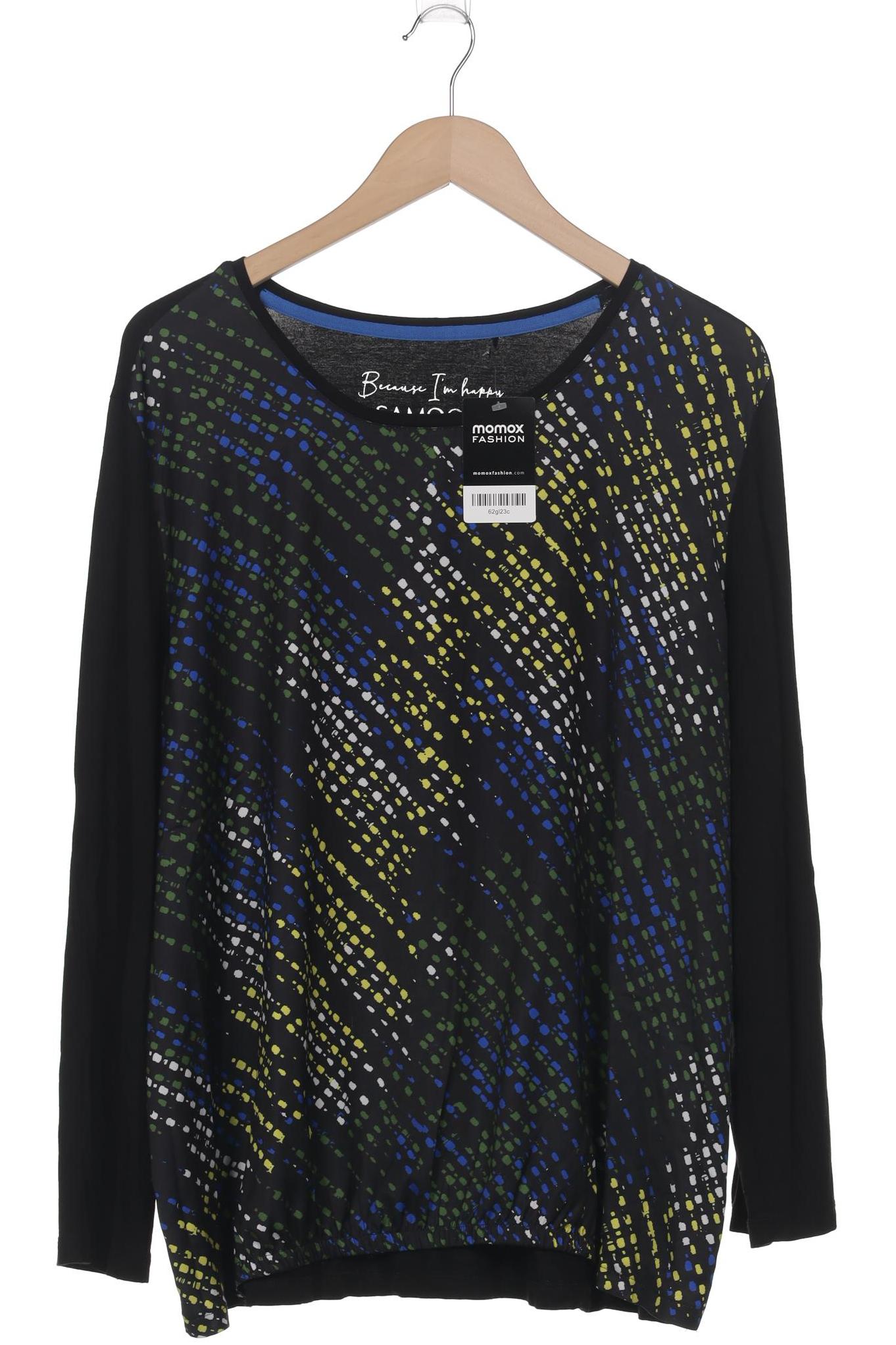 

Samoon by Gerry Weber Damen Langarmshirt, schwarz, Gr. 48