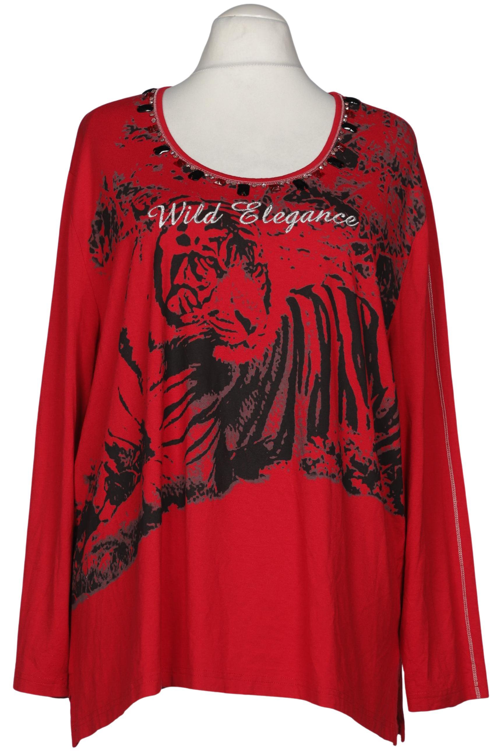 

Samoon by Gerry Weber Damen Langarmshirt, rot, Gr. 54