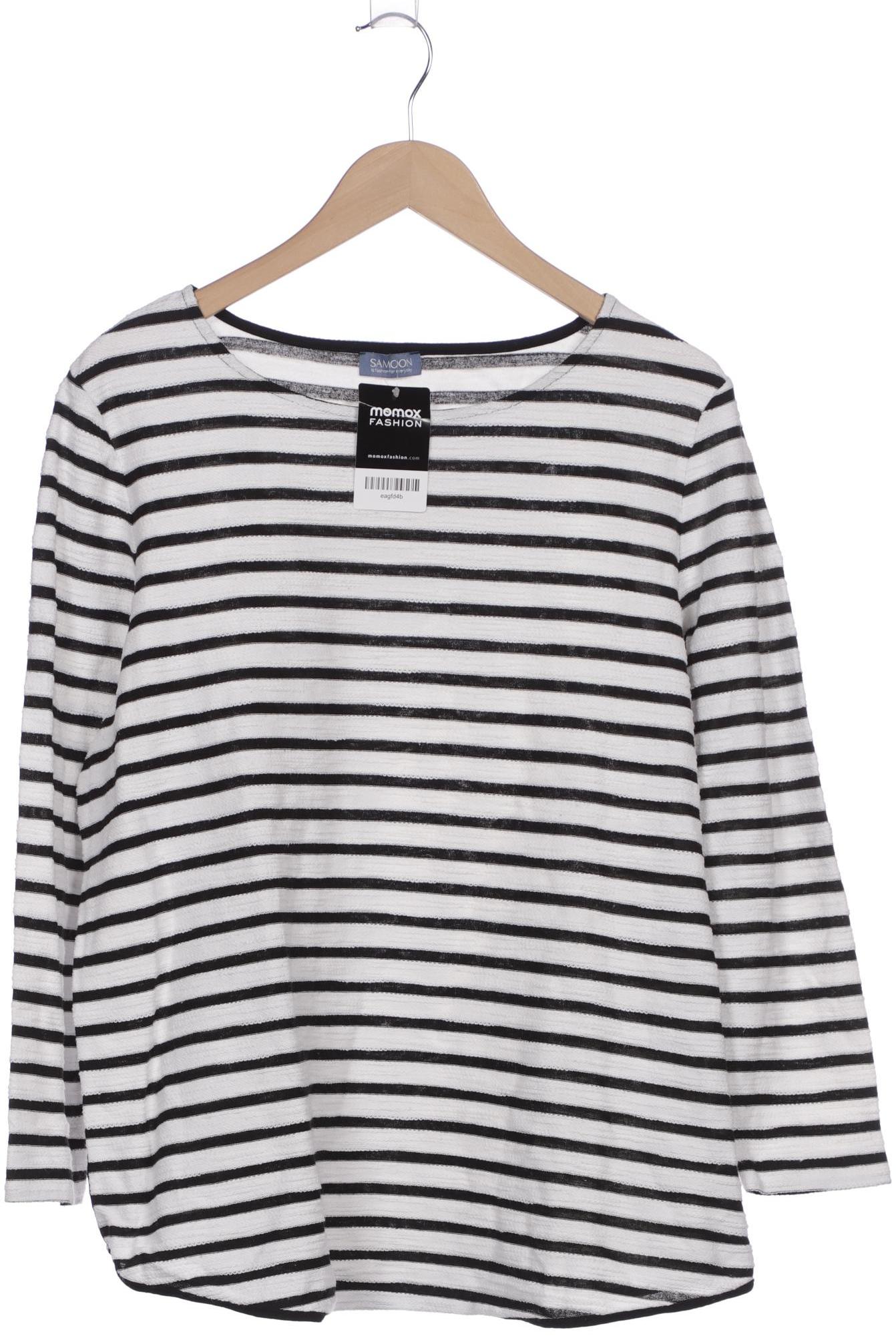 

Samoon by Gerry Weber Damen Sweatshirt, weiß, Gr. 46