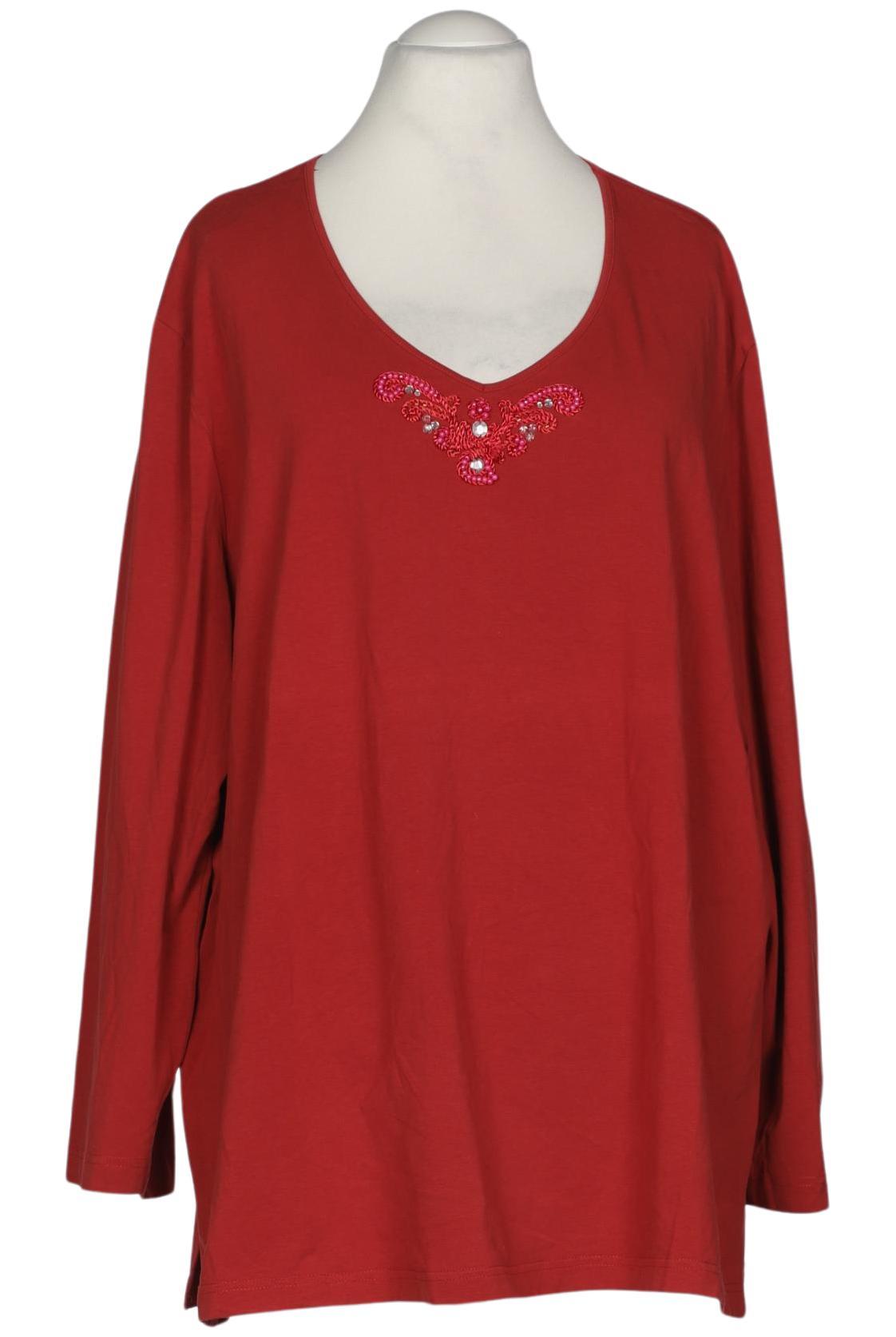 

Samoon by Gerry Weber Damen Langarmshirt, rot, Gr. 54