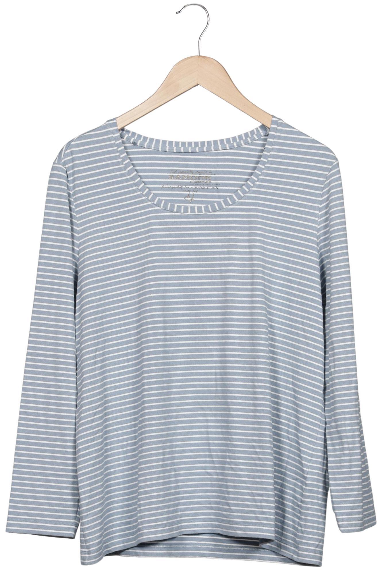 

Samoon by Gerry Weber Damen Langarmshirt, blau, Gr. 46