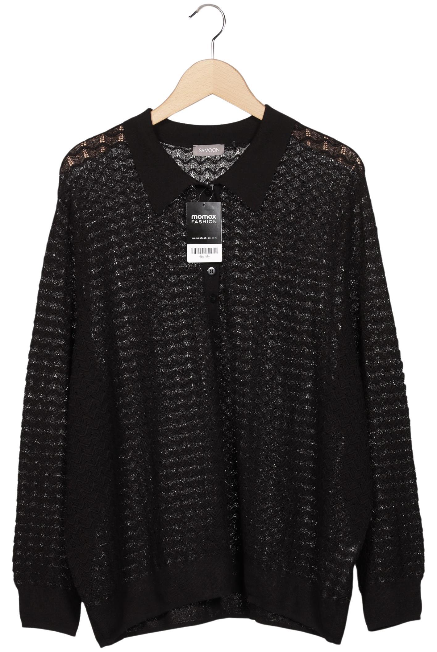 

Samoon by Gerry Weber Damen Pullover, schwarz, Gr. 52