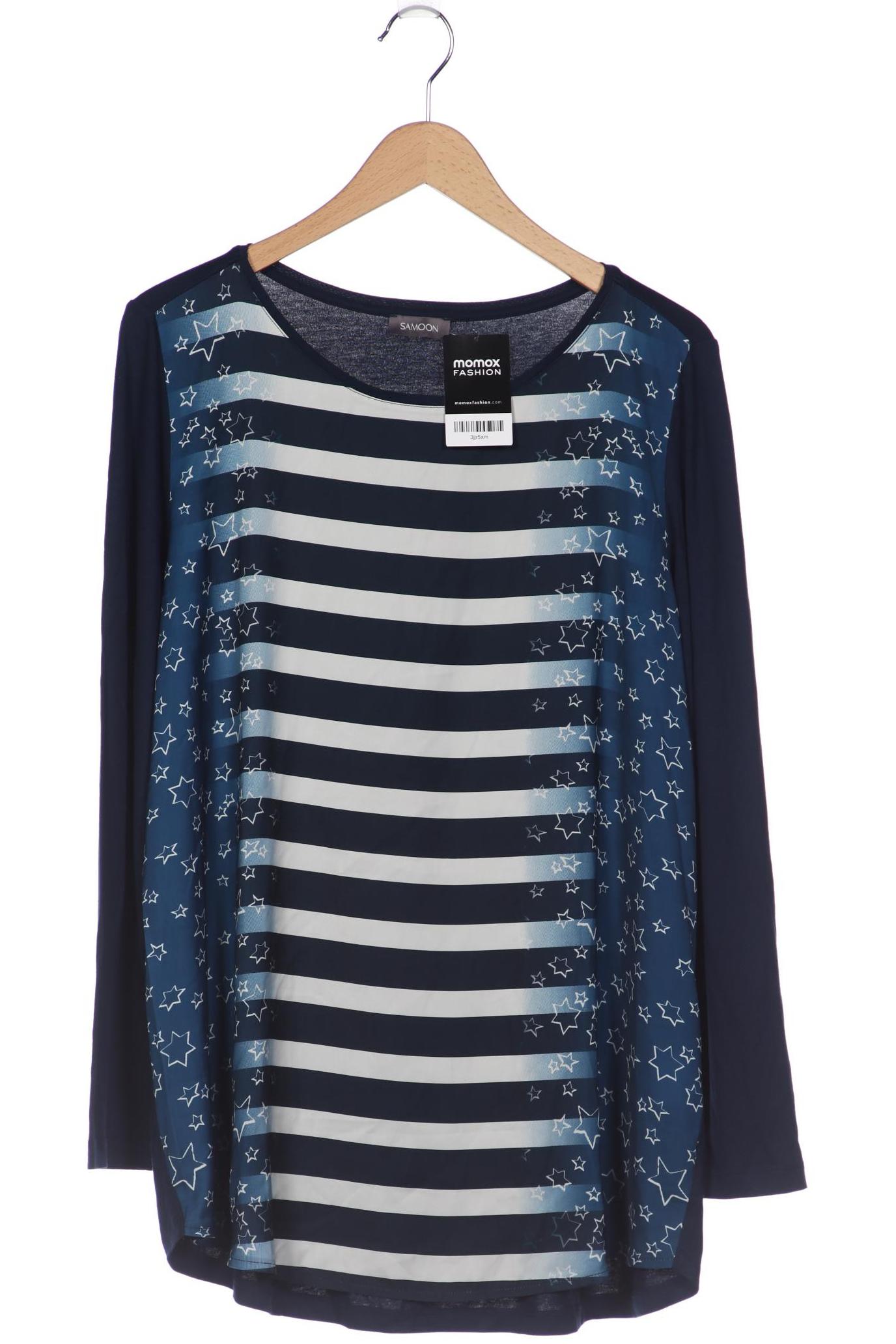 

SAMOON by Gerry Weber Damen Langarmshirt, marineblau