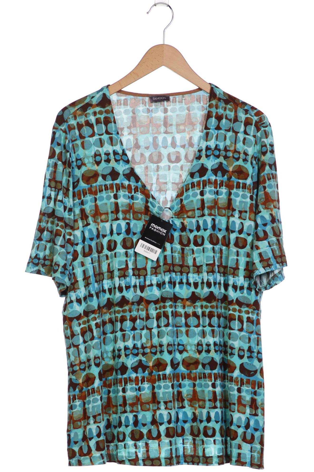 

Samoon by Gerry Weber Damen T-Shirt, blau, Gr. 52