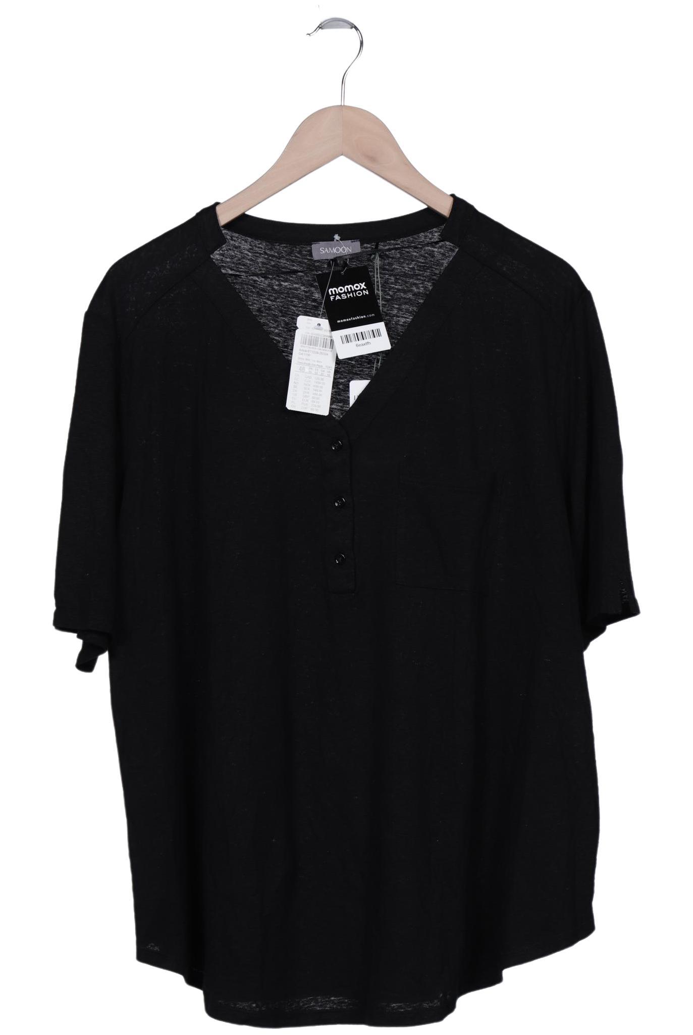

Samoon by Gerry Weber Damen T-Shirt, schwarz, Gr. 48