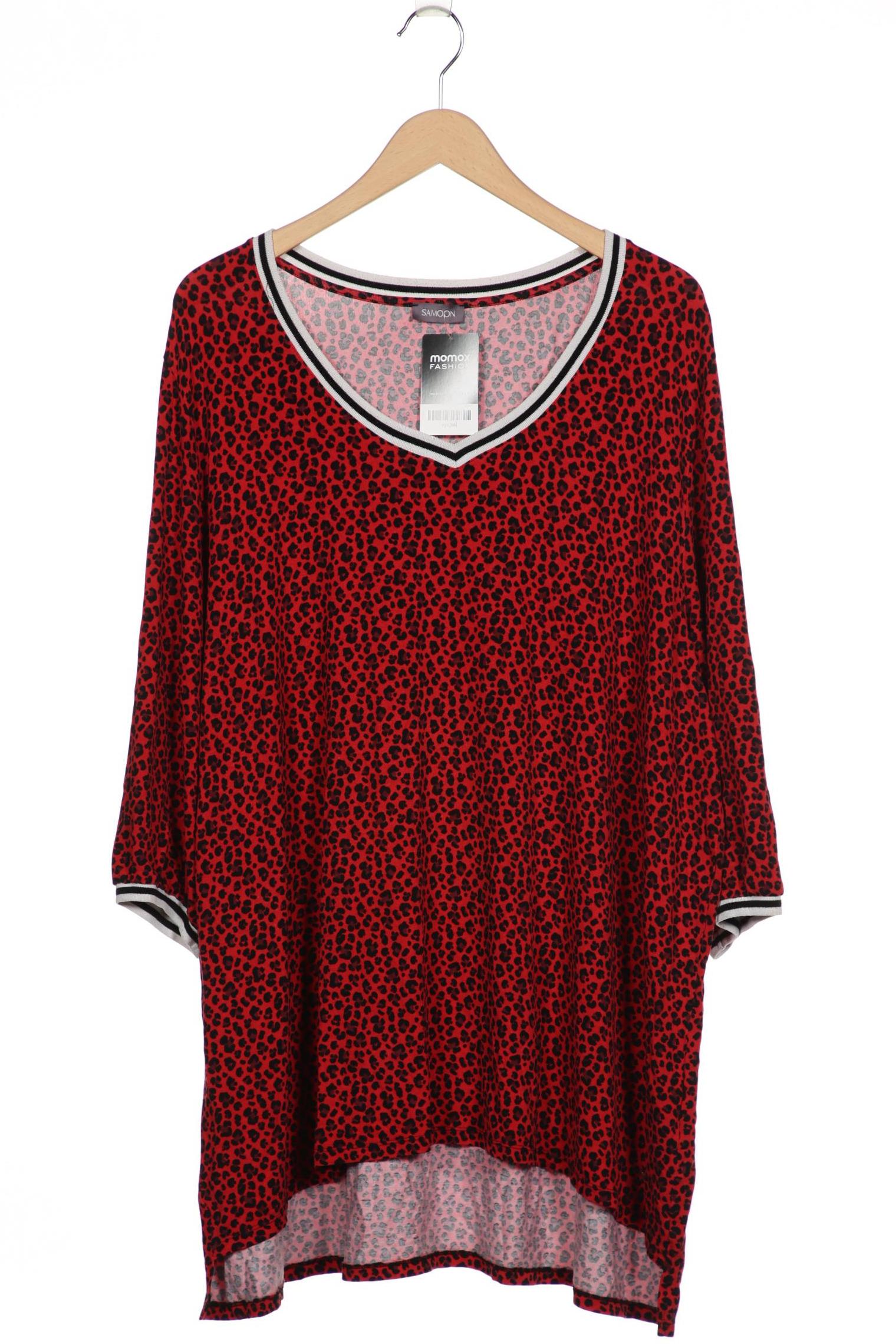

Samoon by Gerry Weber Damen Langarmshirt, rot, Gr. 54