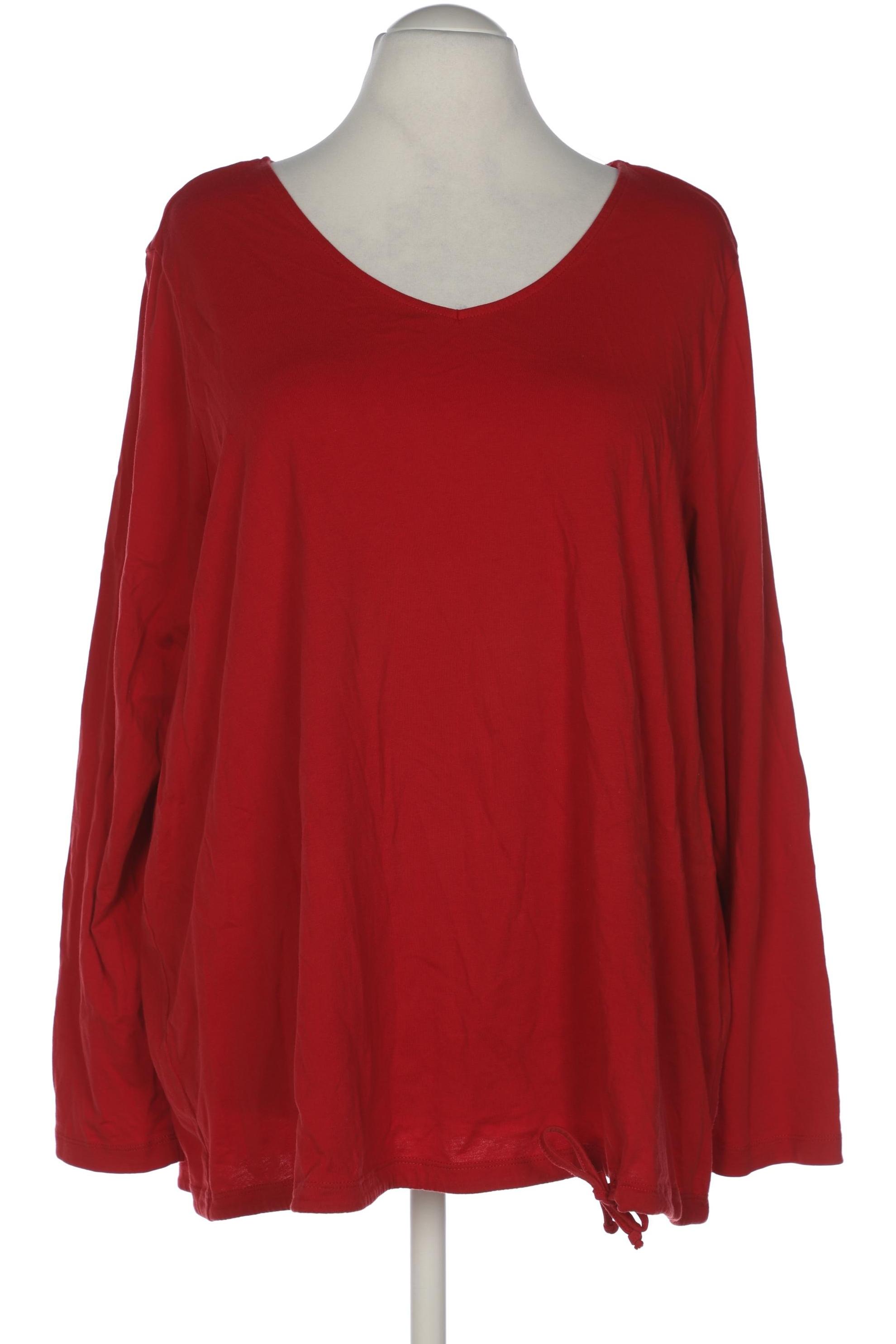 

Samoon by Gerry Weber Damen Langarmshirt, rot, Gr. 52