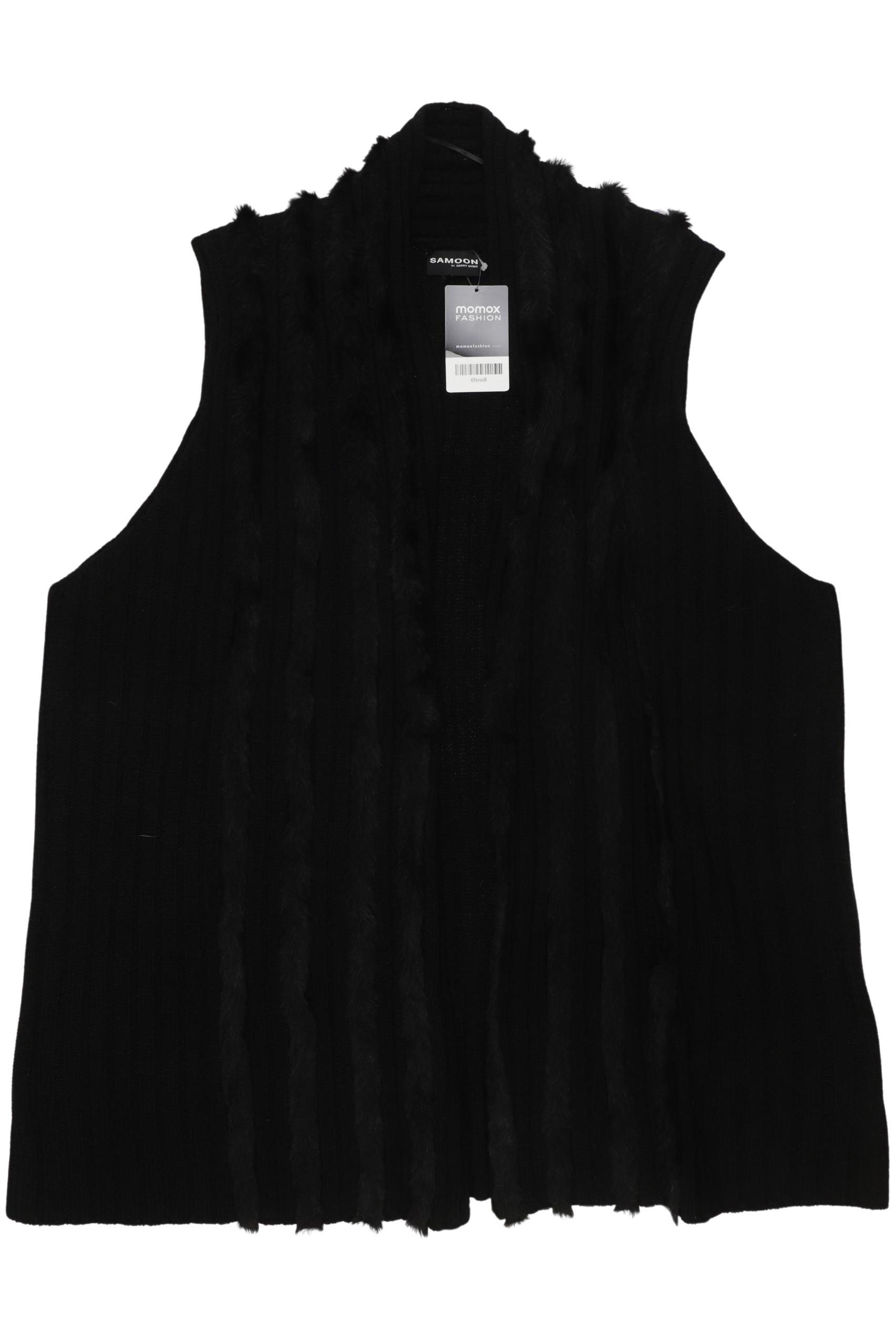 

Samoon by Gerry Weber Damen Weste, schwarz, Gr. 52