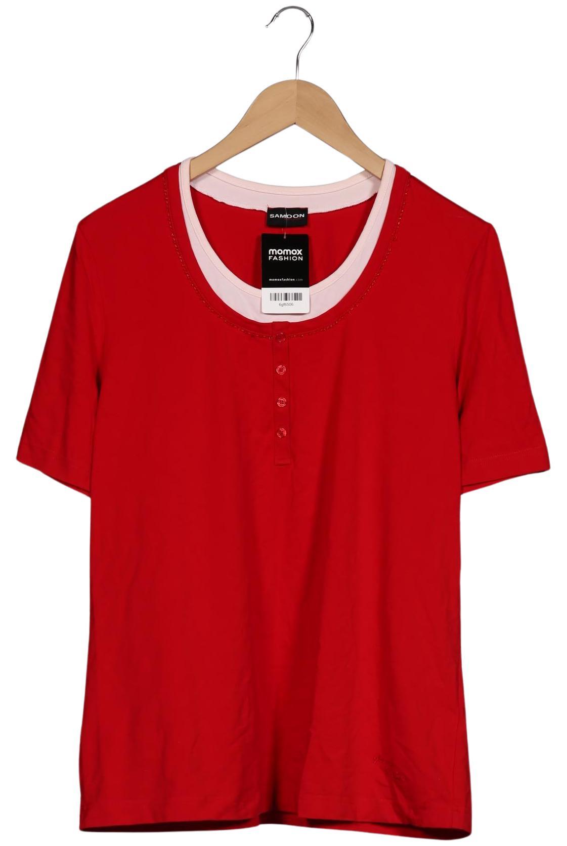

Samoon by Gerry Weber Damen T-Shirt, rot, Gr. 46