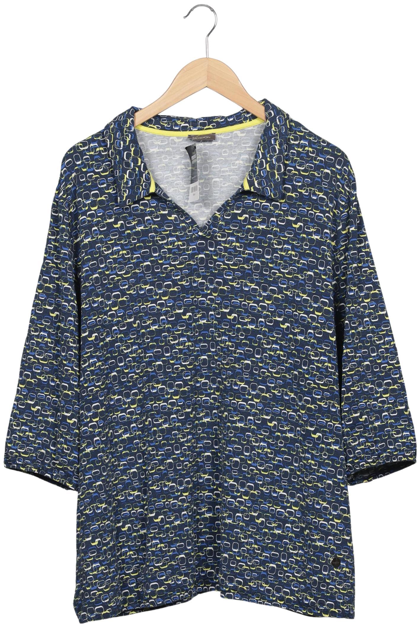 

Samoon by Gerry Weber Damen Poloshirt, mehrfarbig, Gr. 52