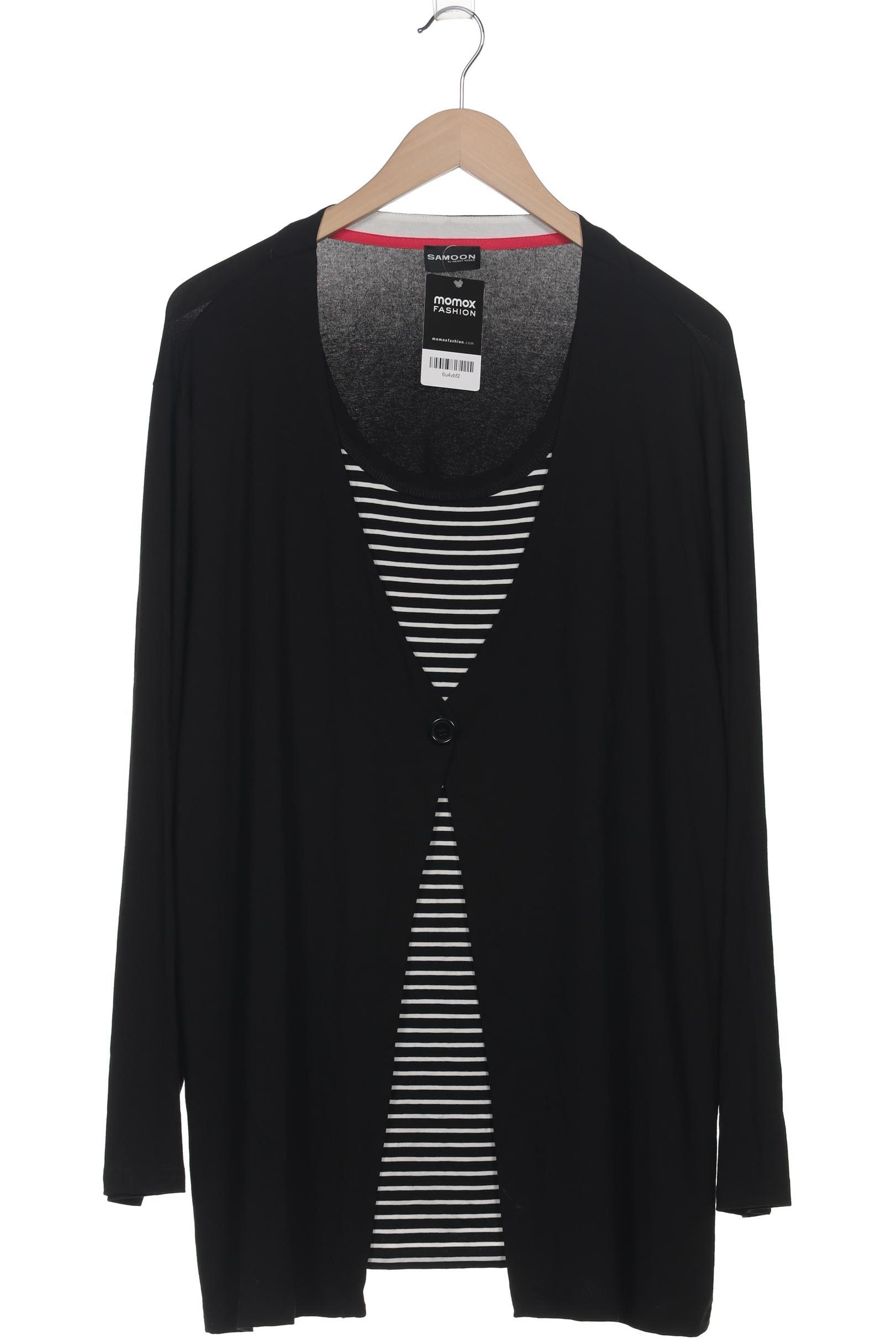 

Samoon by Gerry Weber Damen Langarmshirt, schwarz, Gr. 52