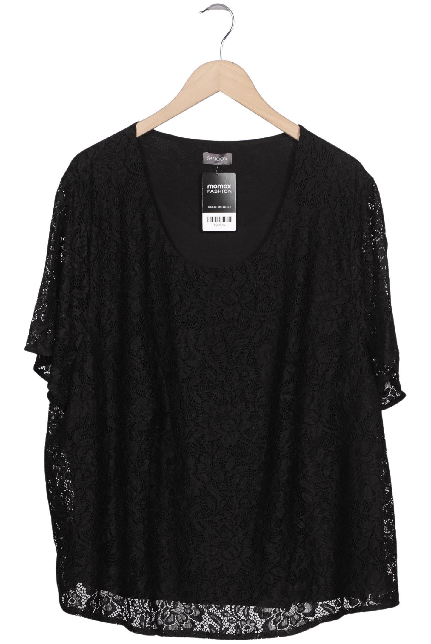 

Samoon by Gerry Weber Damen T-Shirt, schwarz, Gr. 56