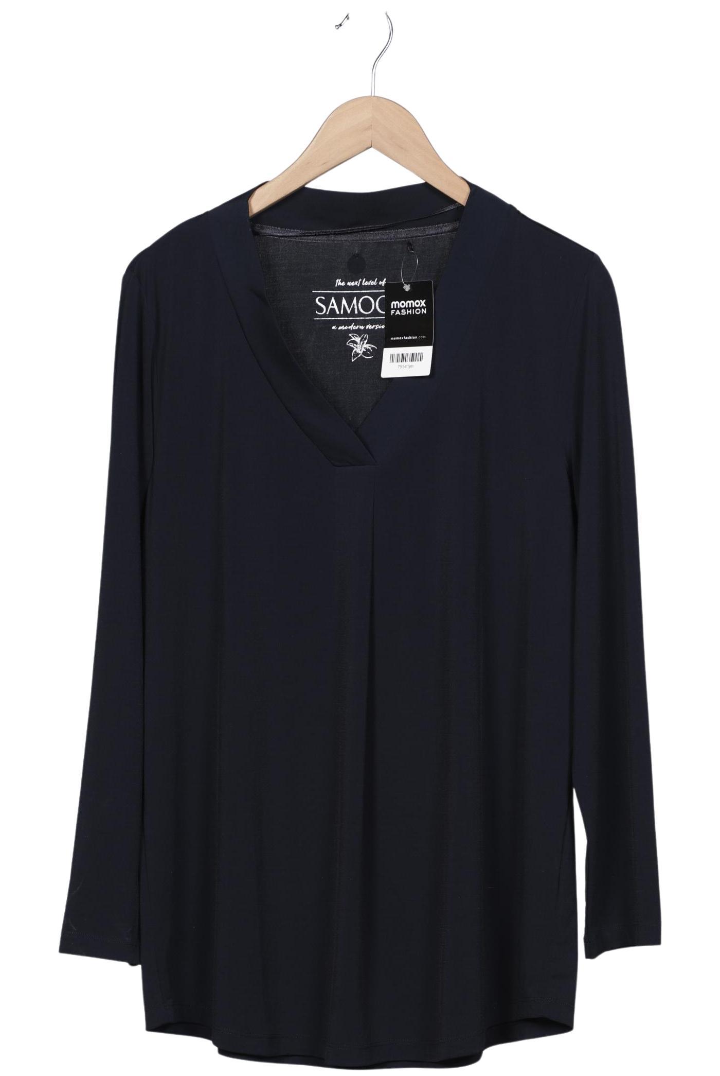 

Samoon by Gerry Weber Damen Langarmshirt, marineblau, Gr. 44