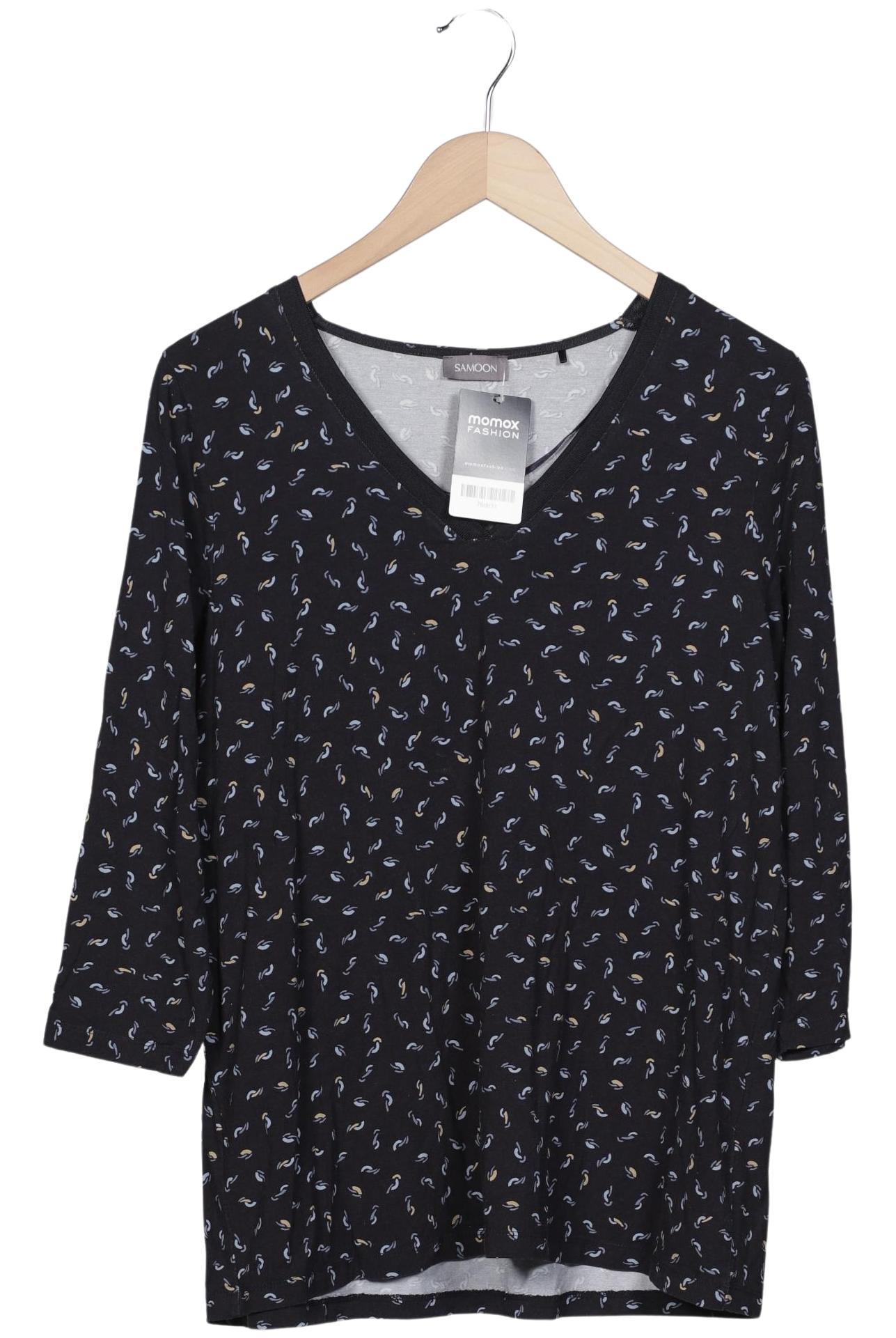 

Samoon by Gerry Weber Damen Langarmshirt, marineblau, Gr. 42