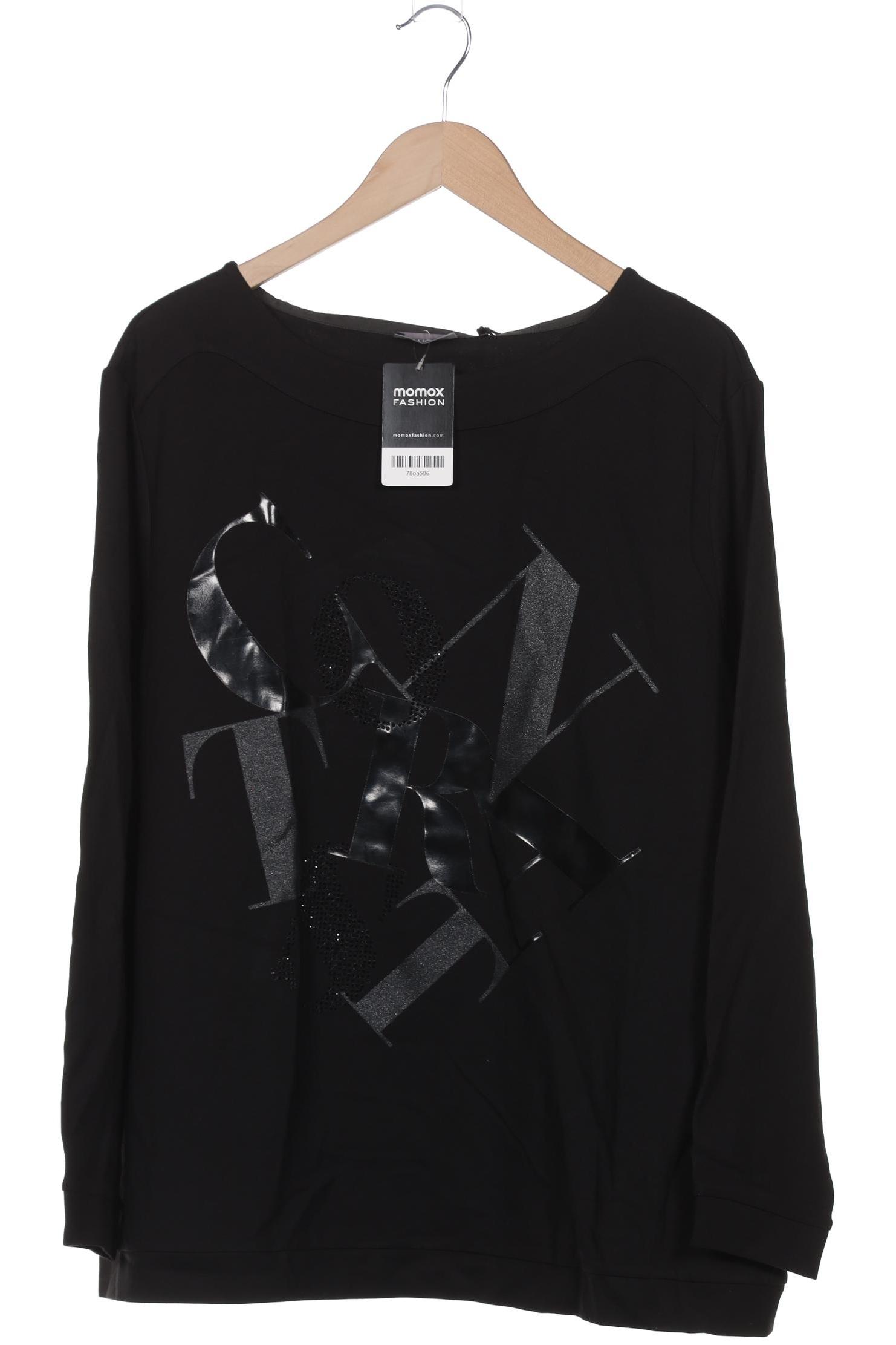 

Samoon by Gerry Weber Damen Langarmshirt, schwarz, Gr. 52