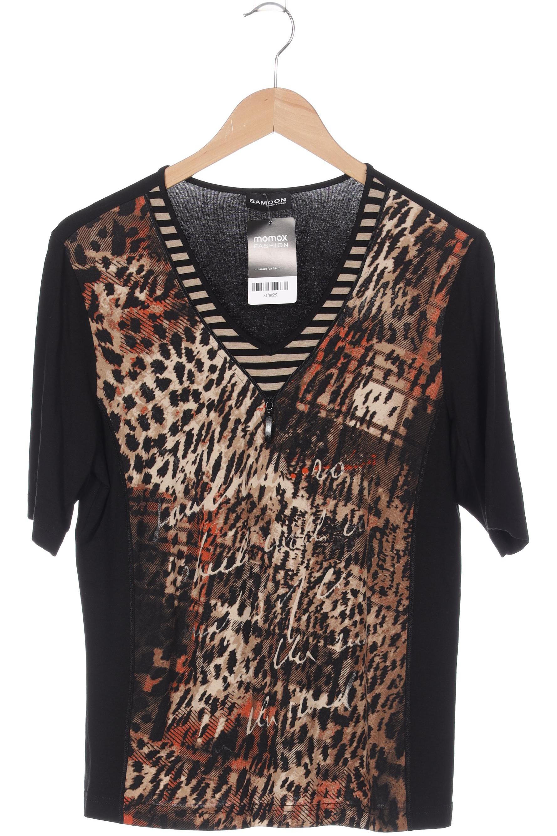 

Samoon by Gerry Weber Damen T-Shirt, schwarz, Gr. 42