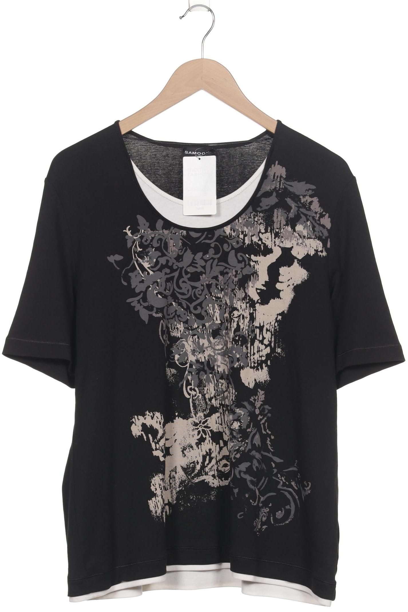 

Samoon by Gerry Weber Damen T-Shirt, schwarz, Gr. 48