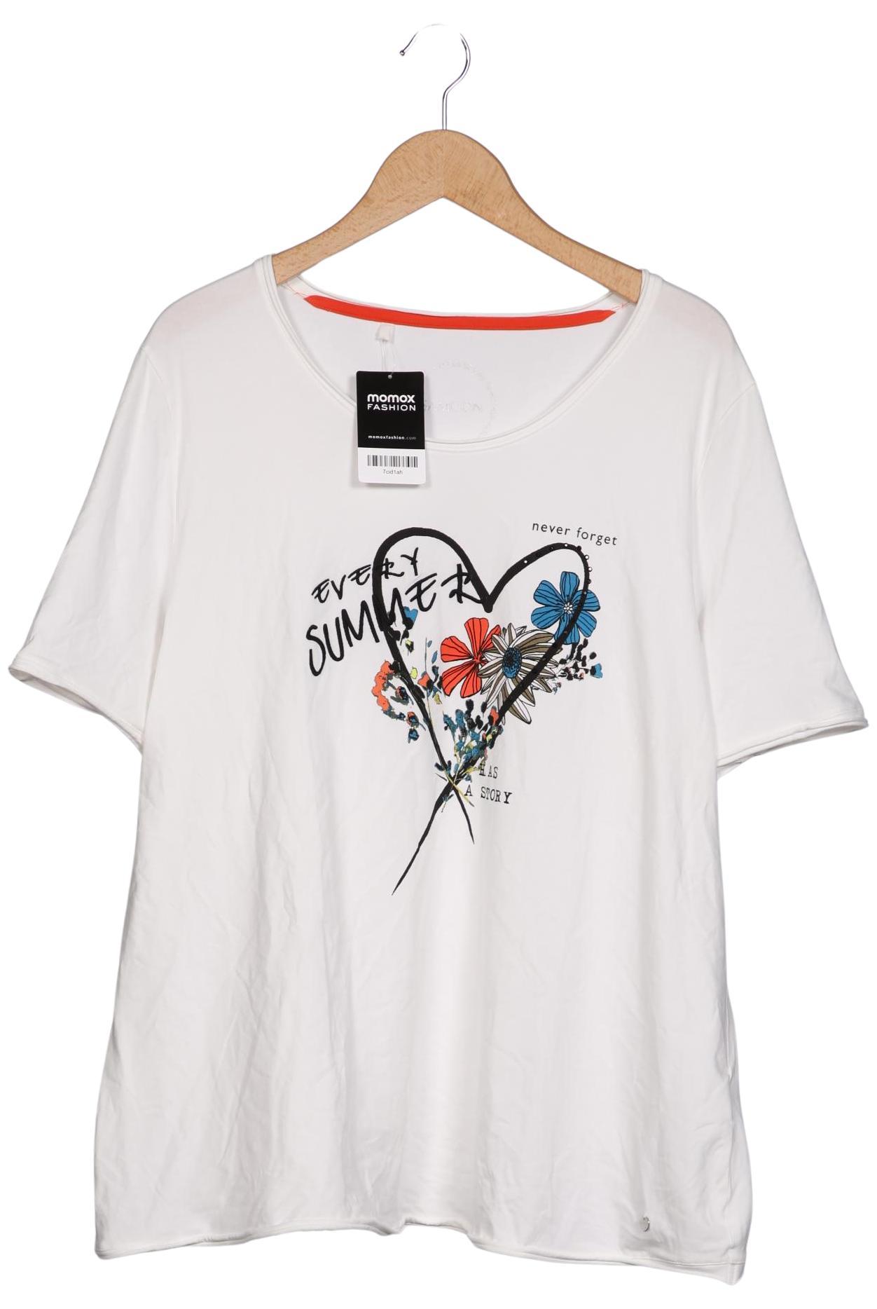 

Samoon by Gerry Weber Damen T-Shirt, weiß, Gr. 50