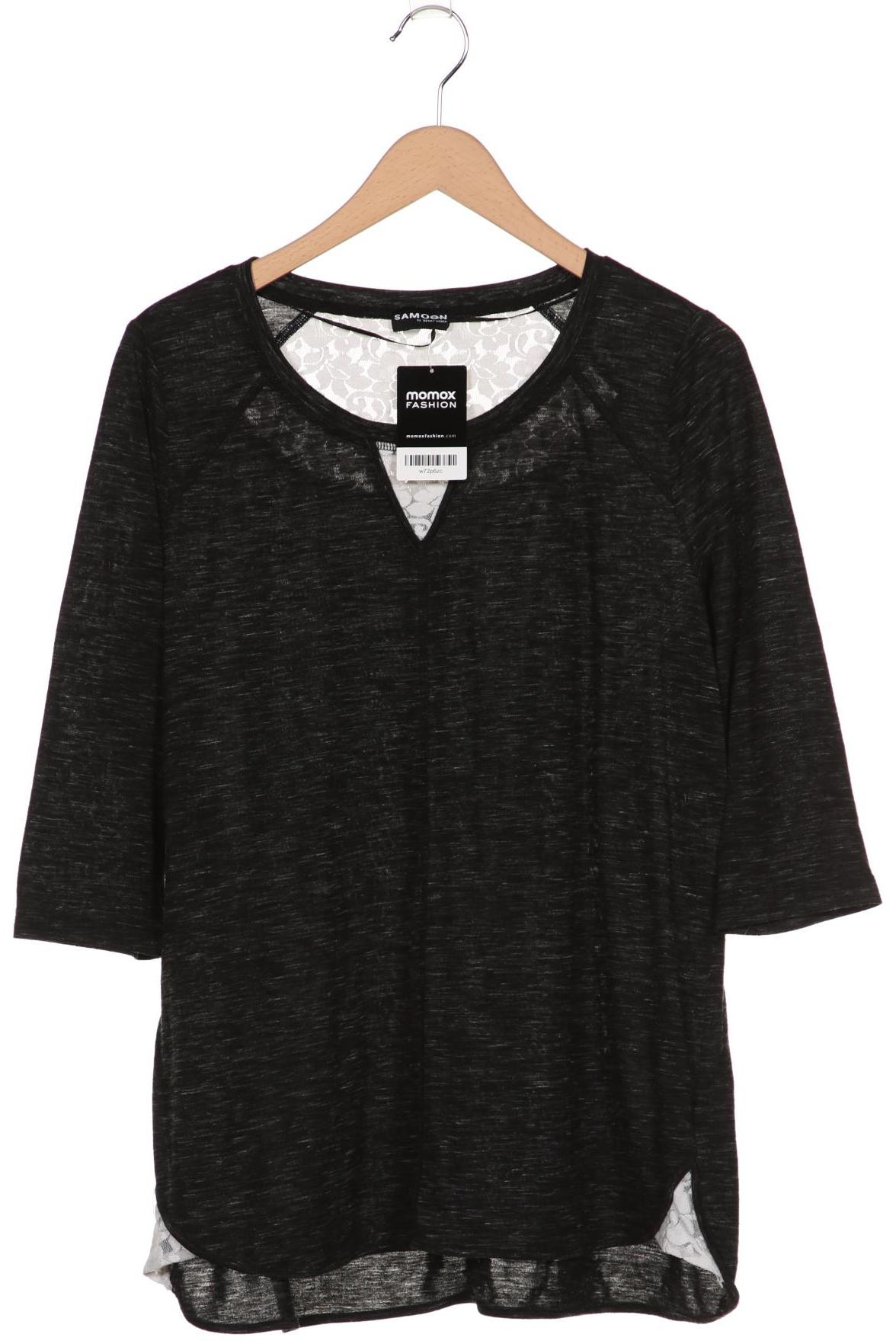 

Samoon by Gerry Weber Damen Langarmshirt, grau, Gr. 46