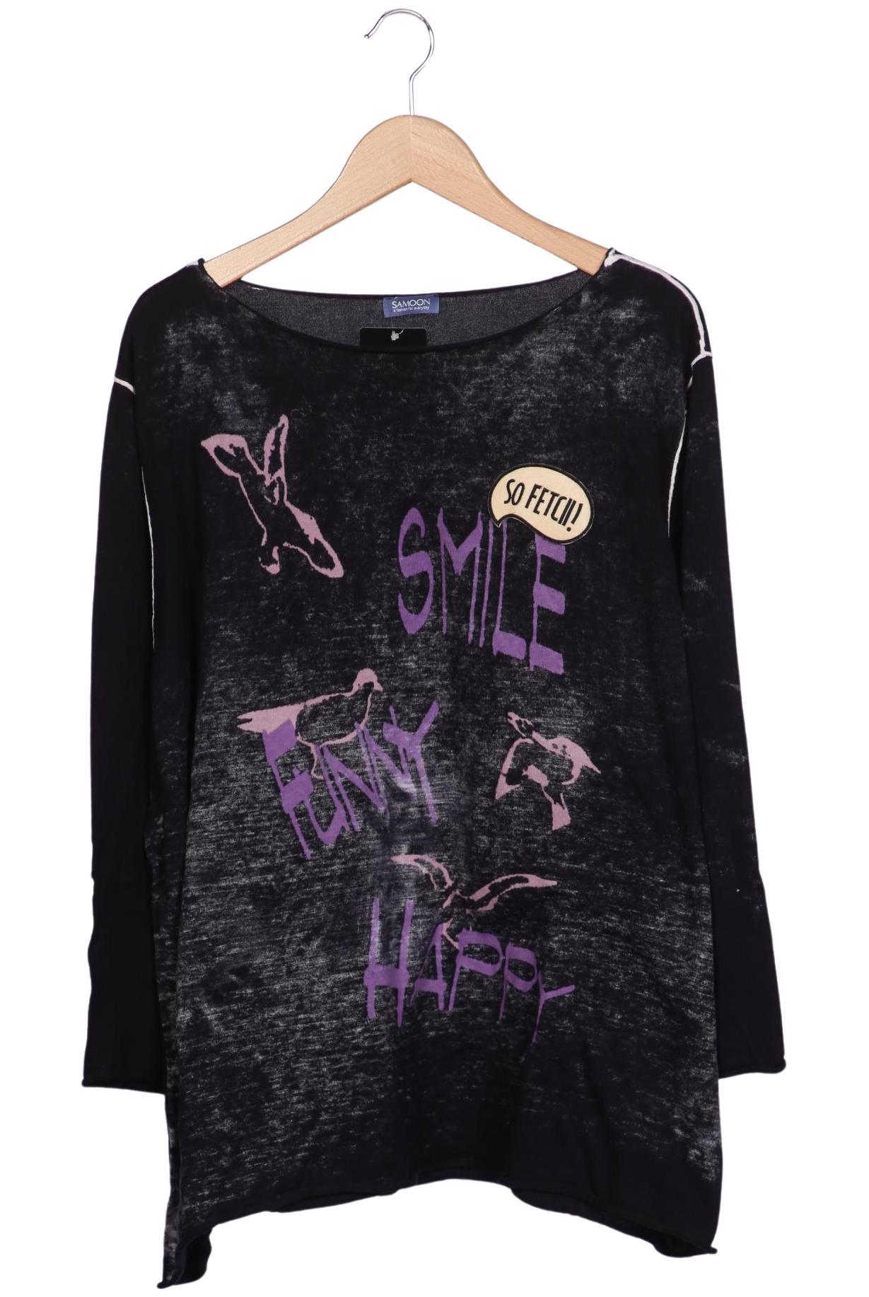 

Samoon by Gerry Weber Damen Pullover, schwarz, Gr. 46