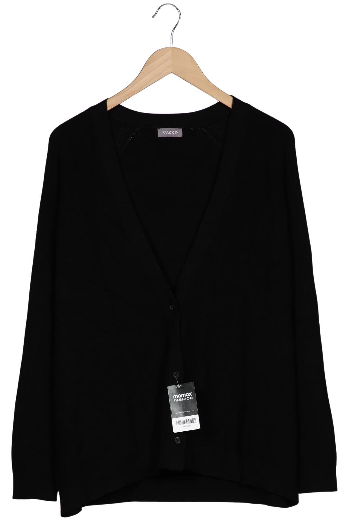 

Samoon by Gerry Weber Damen Strickjacke, schwarz, Gr. 52