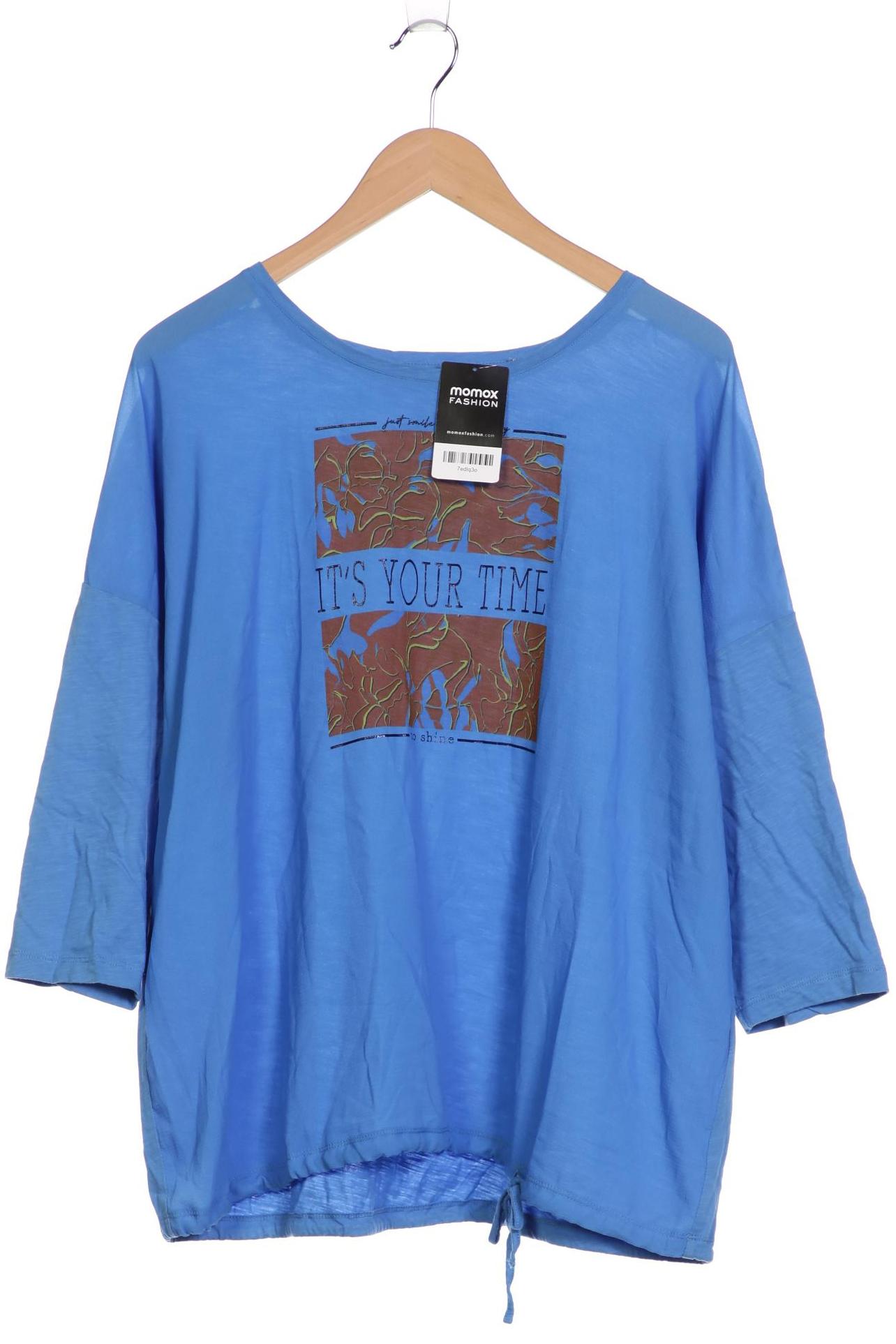 

Samoon by Gerry Weber Damen Langarmshirt, blau, Gr. 46