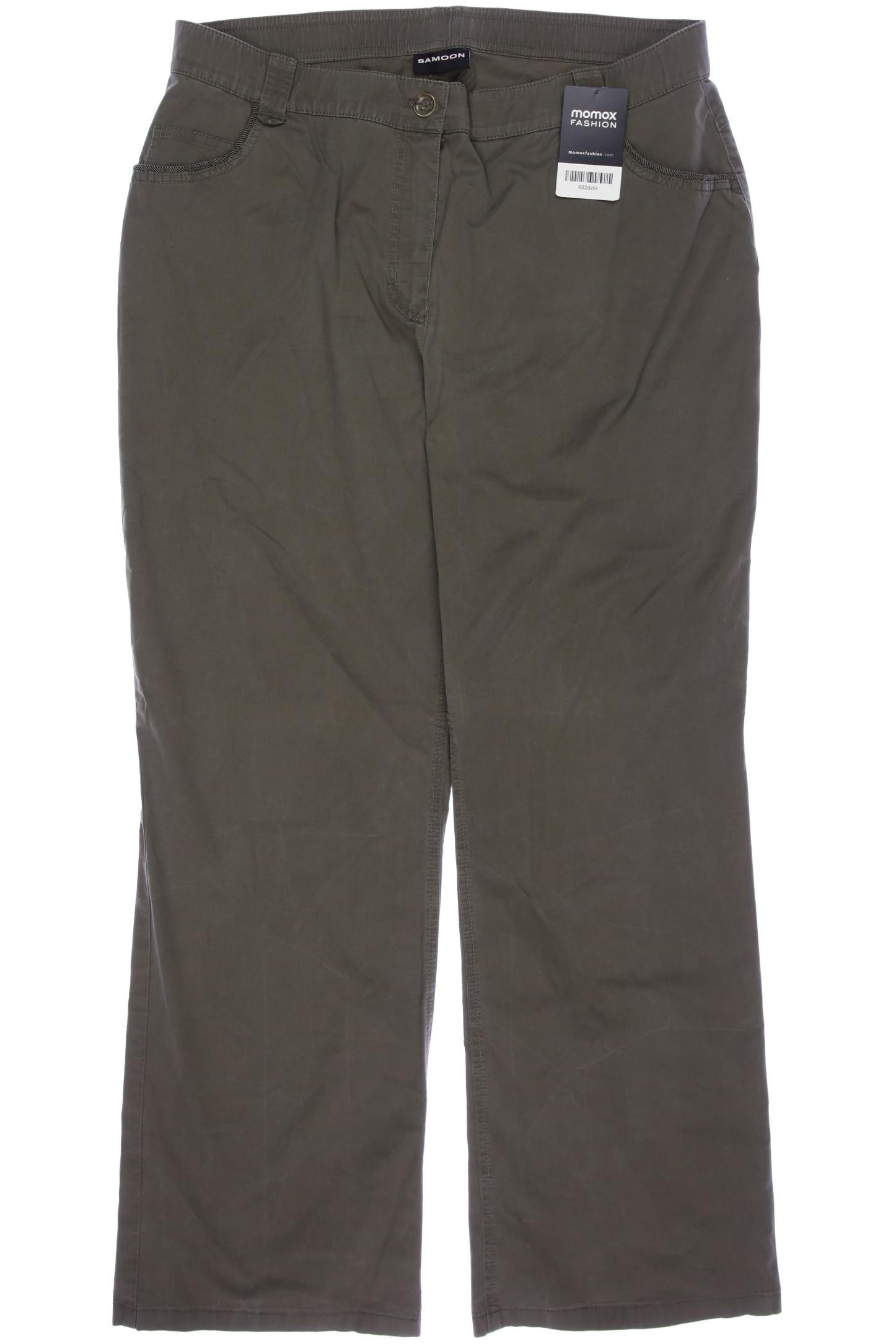 

Samoon by Gerry Weber Damen Stoffhose, grün, Gr. 48