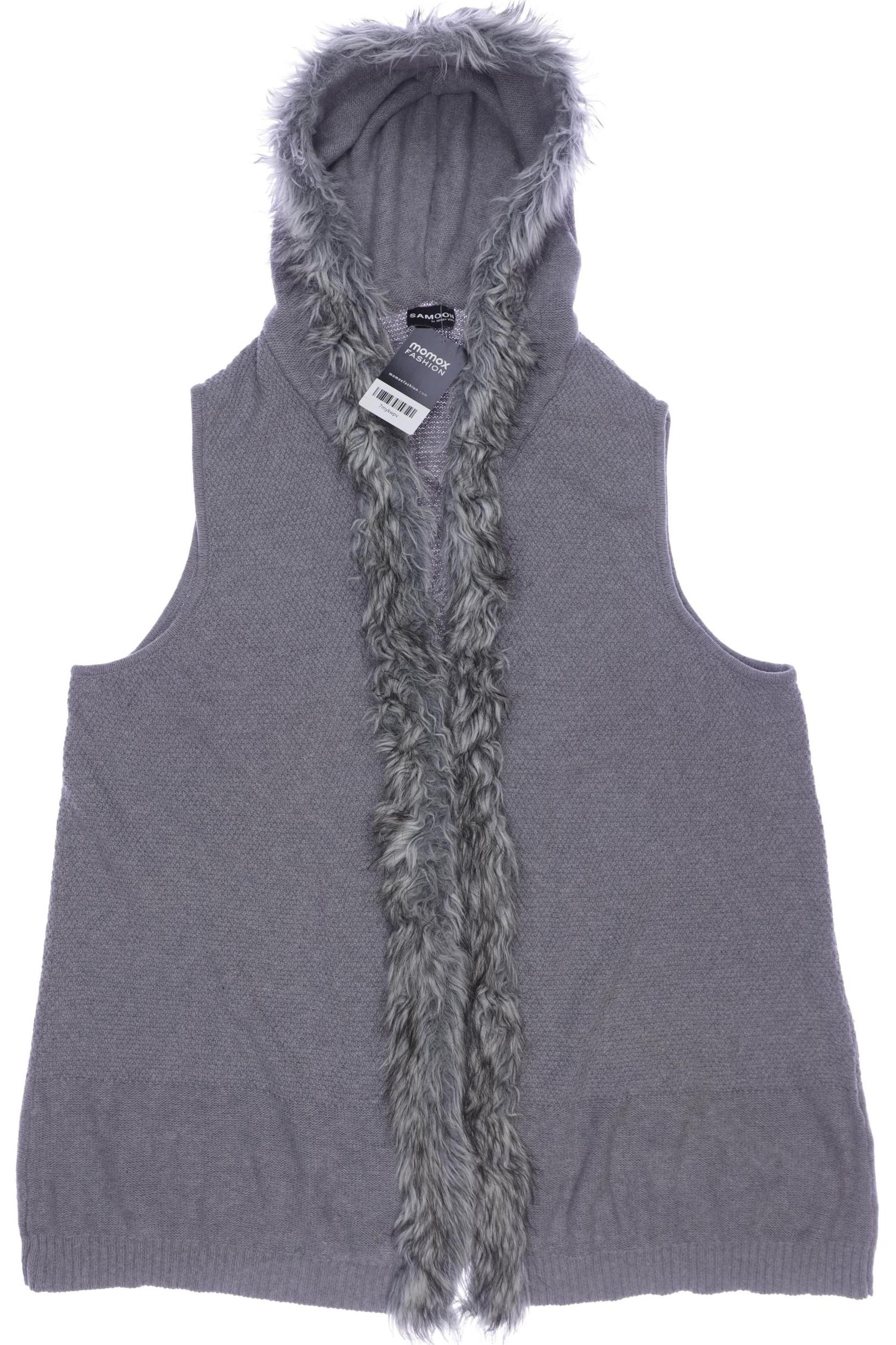 

Samoon by Gerry Weber Damen Weste, grau, Gr. 50