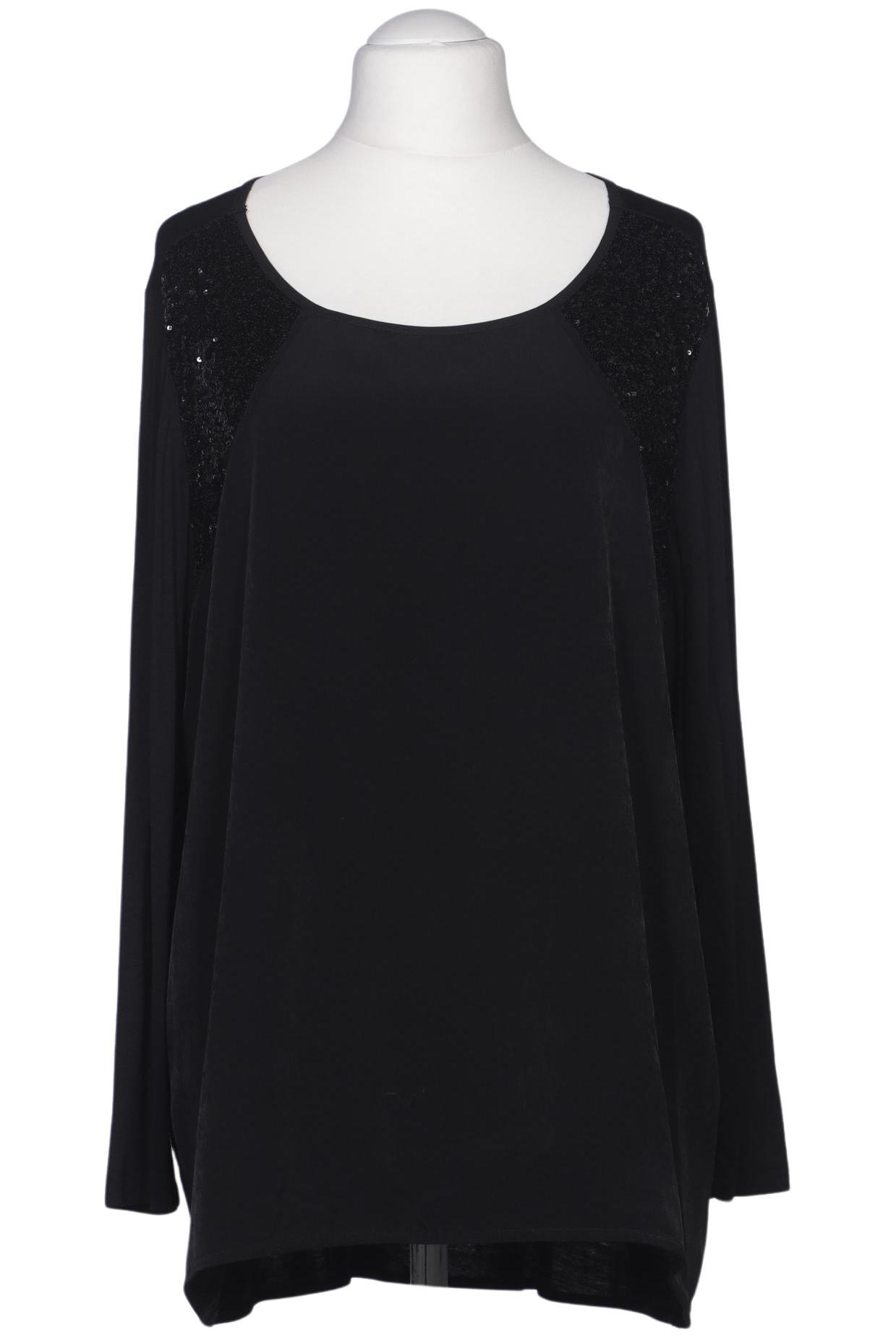 

Samoon by Gerry Weber Damen Langarmshirt, schwarz, Gr. 48