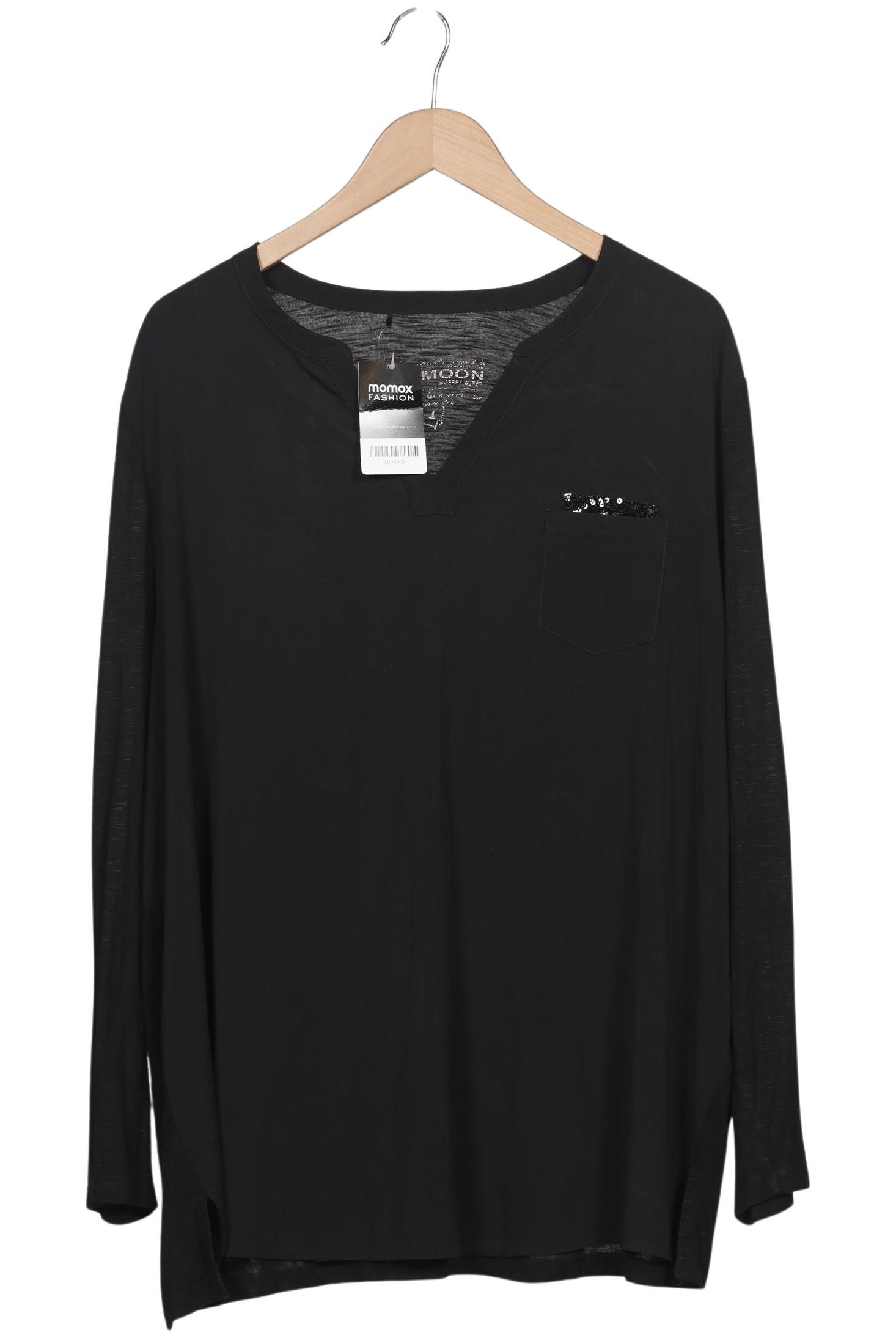 

Samoon by Gerry Weber Damen Langarmshirt, schwarz, Gr. 52