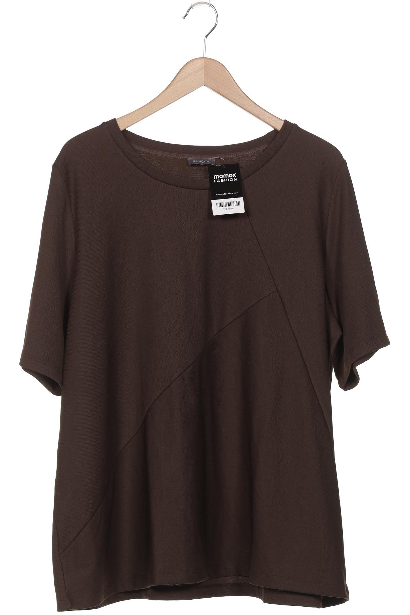 

Samoon by Gerry Weber Damen T-Shirt, braun, Gr. 50