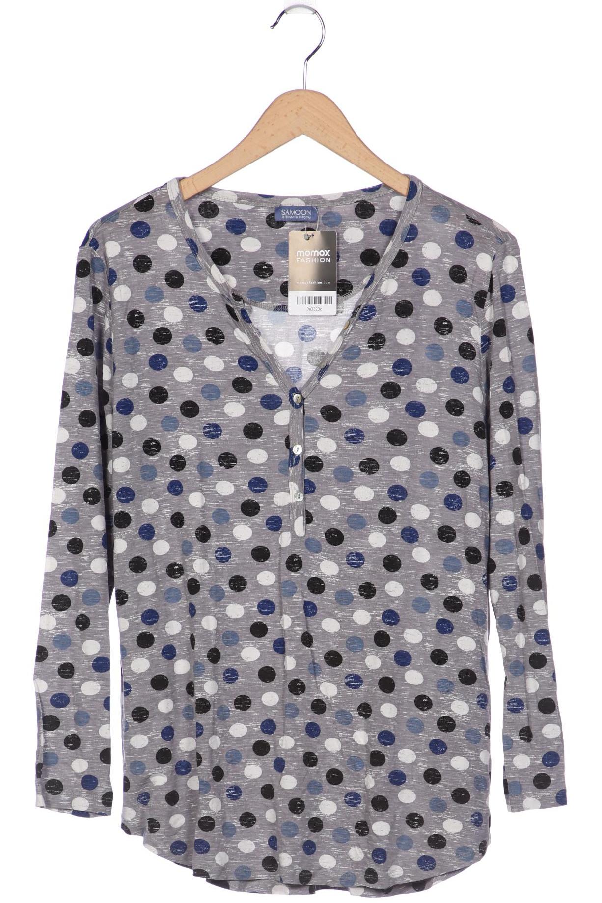 

Samoon by Gerry Weber Damen Langarmshirt, grau, Gr. 44
