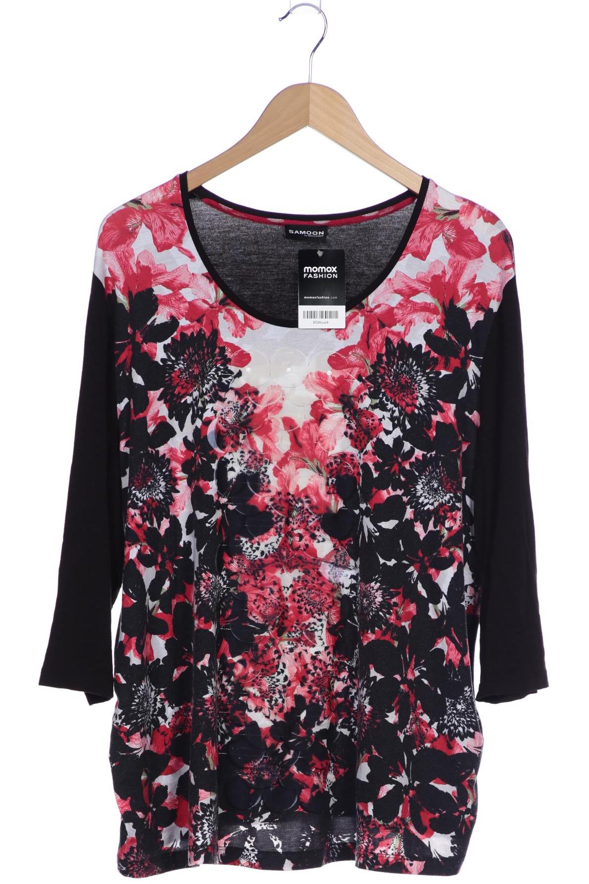 

Samoon by Gerry Weber Damen Langarmshirt, schwarz, Gr. 48