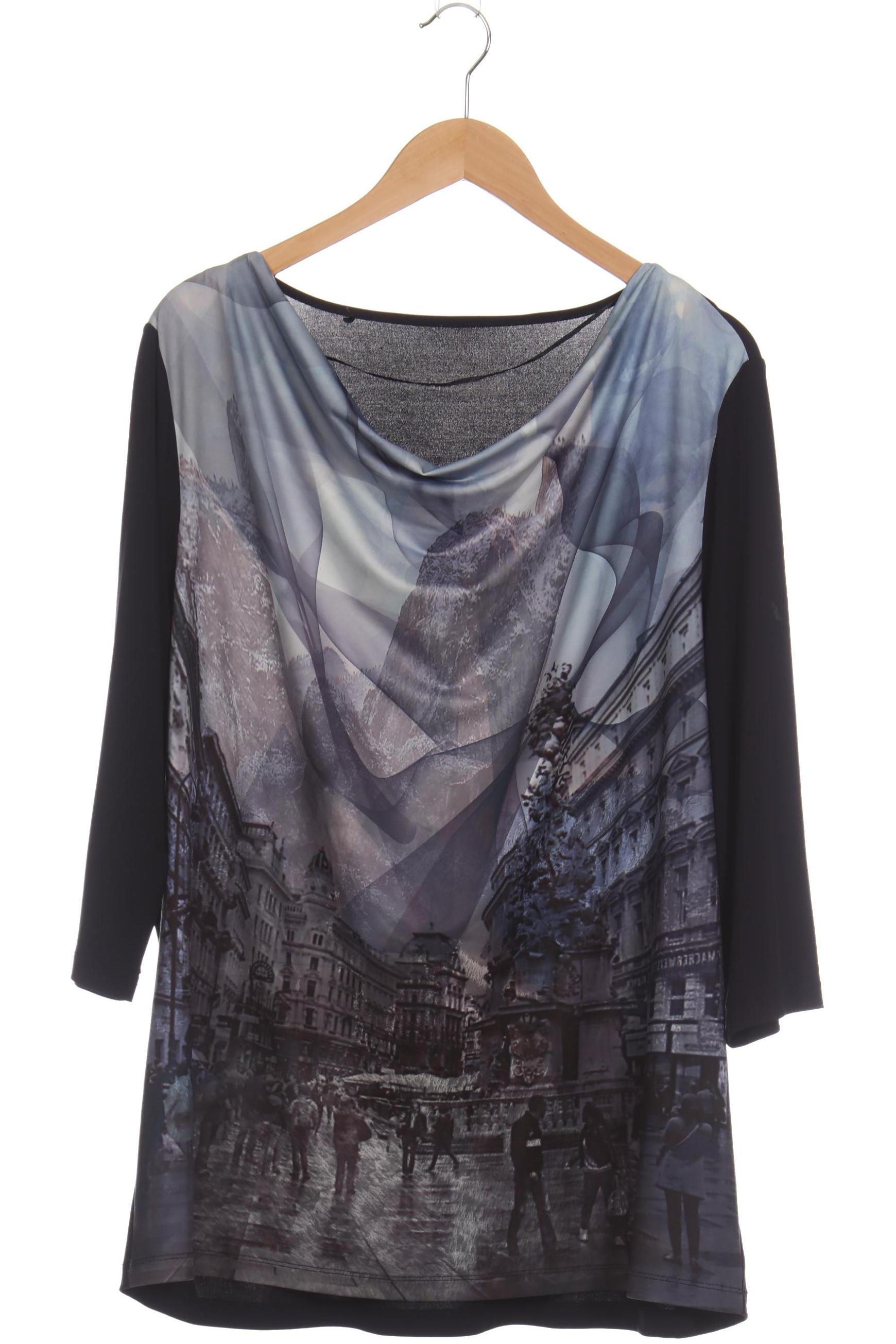 

Samoon by Gerry Weber Damen Langarmshirt, schwarz, Gr. 46