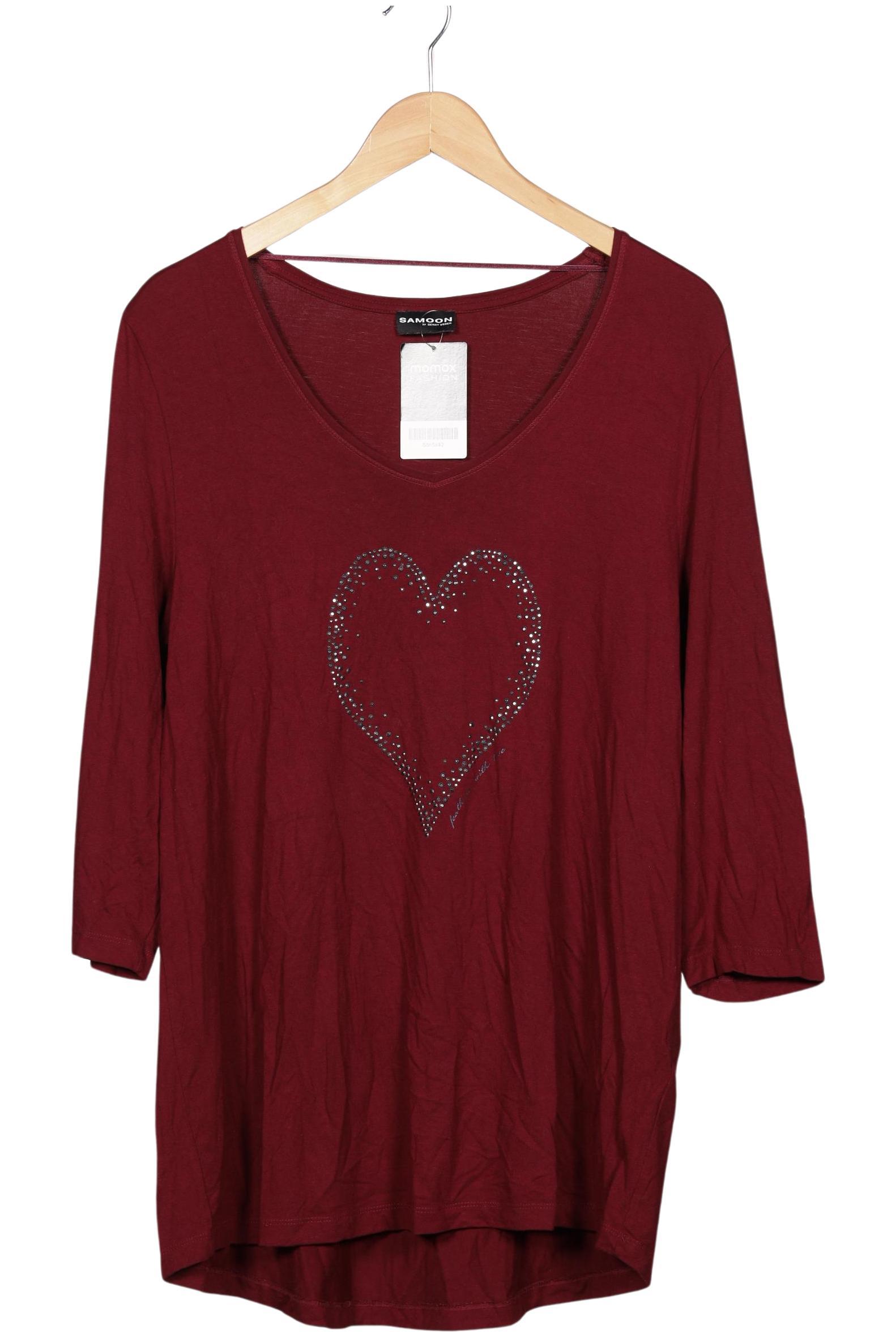 

Samoon by Gerry Weber Damen Langarmshirt, rot, Gr. 48