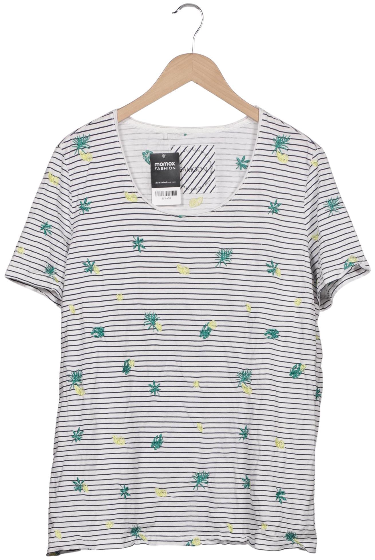 

Samoon by Gerry Weber Damen T-Shirt, weiß, Gr. 48