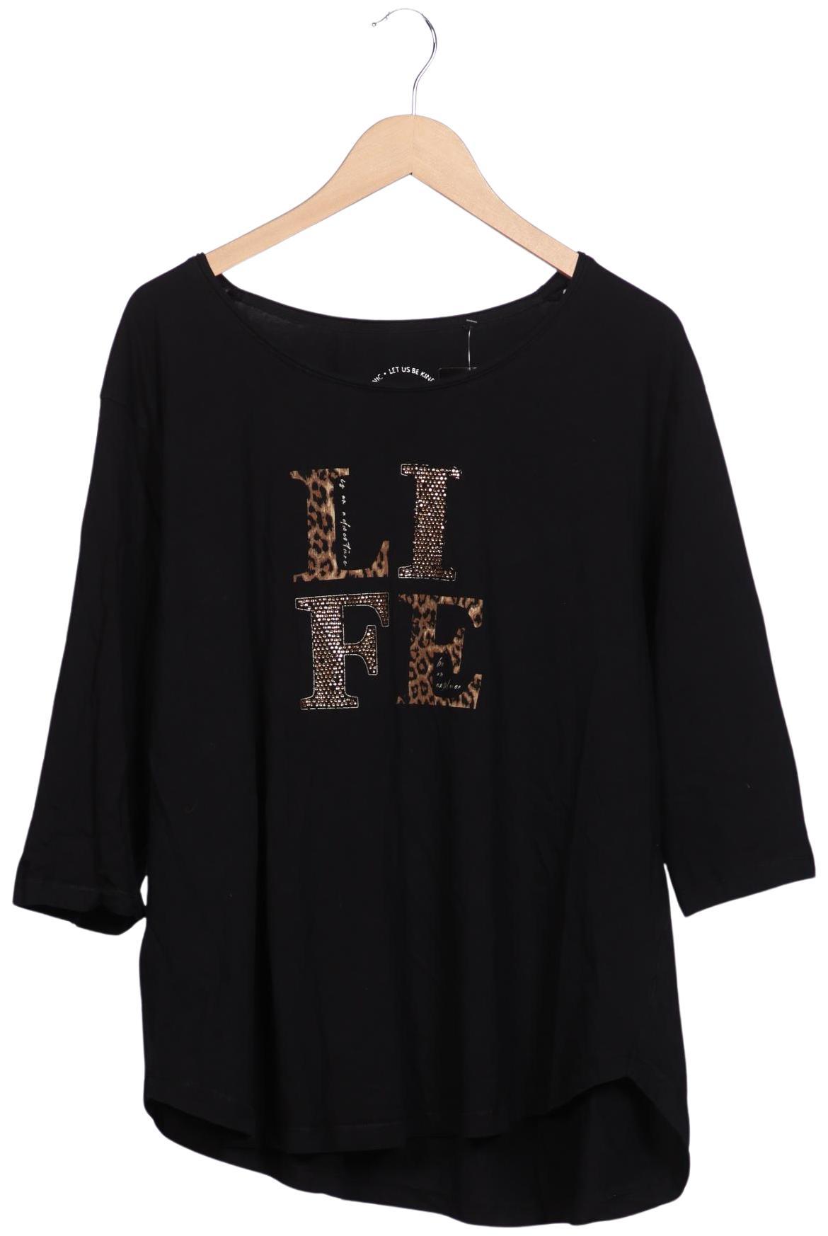 

Samoon by Gerry Weber Damen Langarmshirt, schwarz, Gr. 46