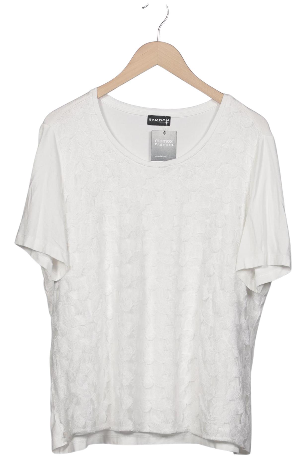 

Samoon by Gerry Weber Damen T-Shirt, weiß, Gr. 42