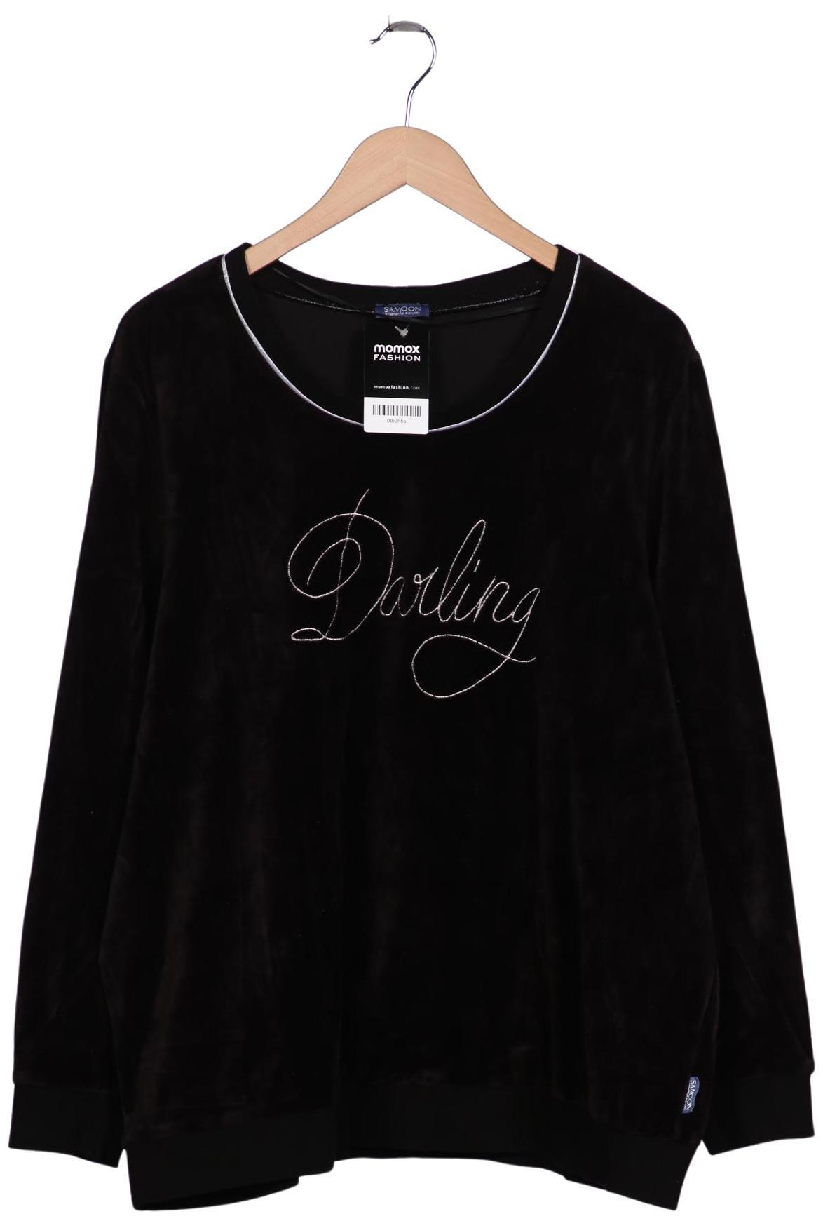 

Samoon by Gerry Weber Damen Sweatshirt, schwarz, Gr. 50