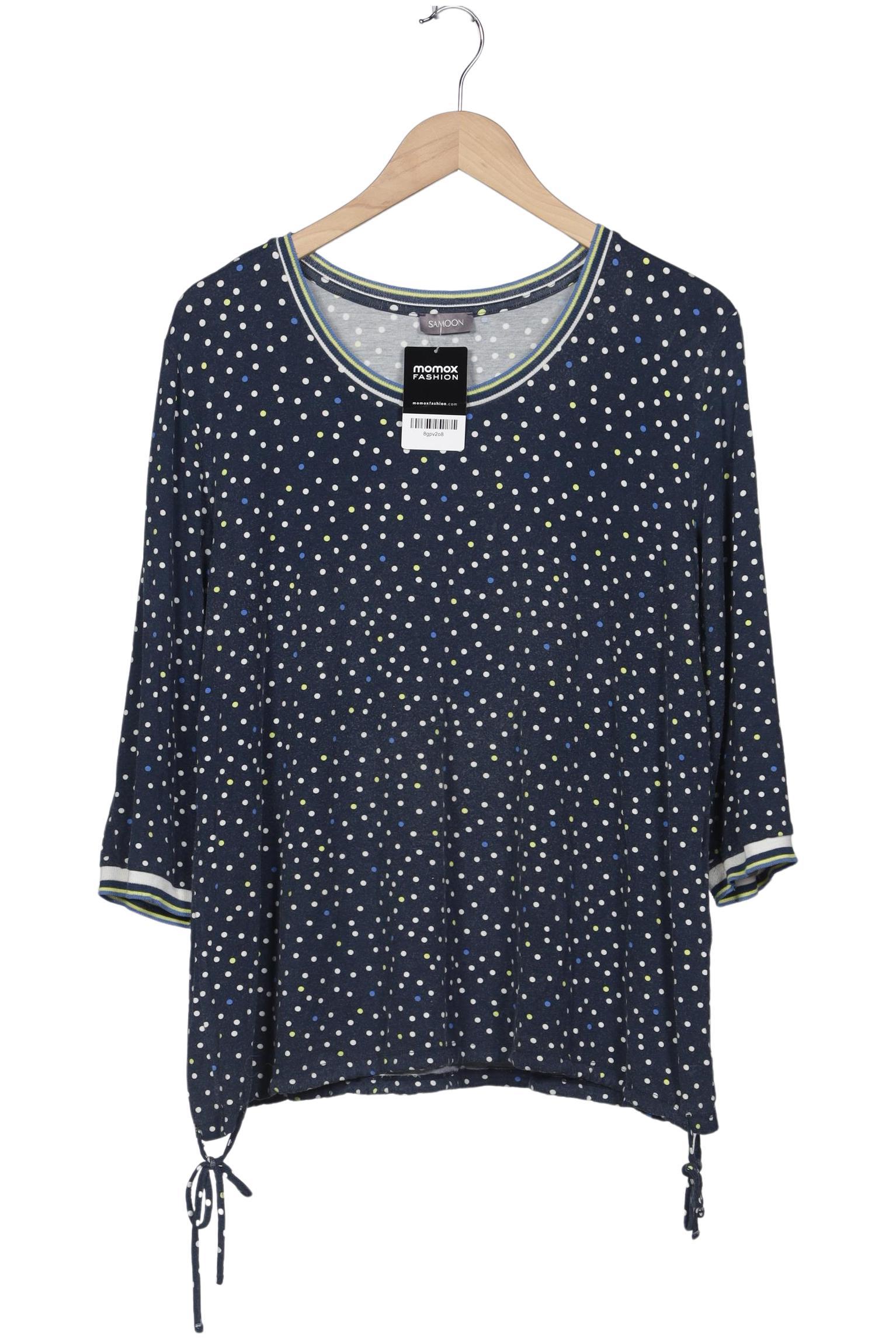 

Samoon by Gerry Weber Damen Langarmshirt, marineblau, Gr. 48