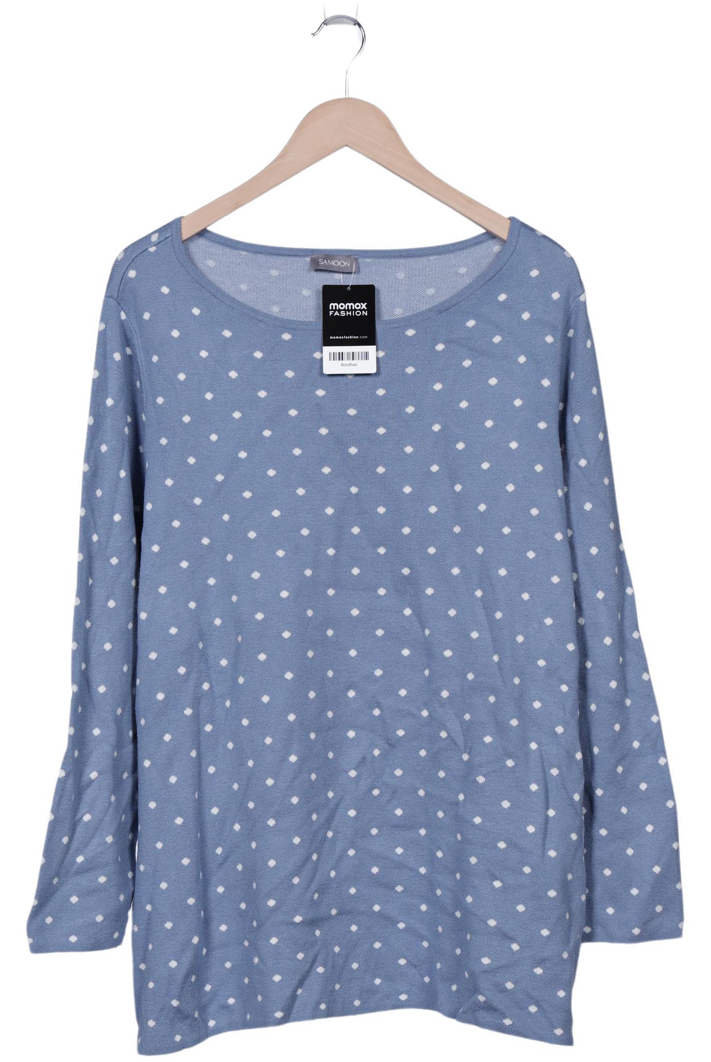 

Samoon by Gerry Weber Damen Pullover, blau, Gr. 48