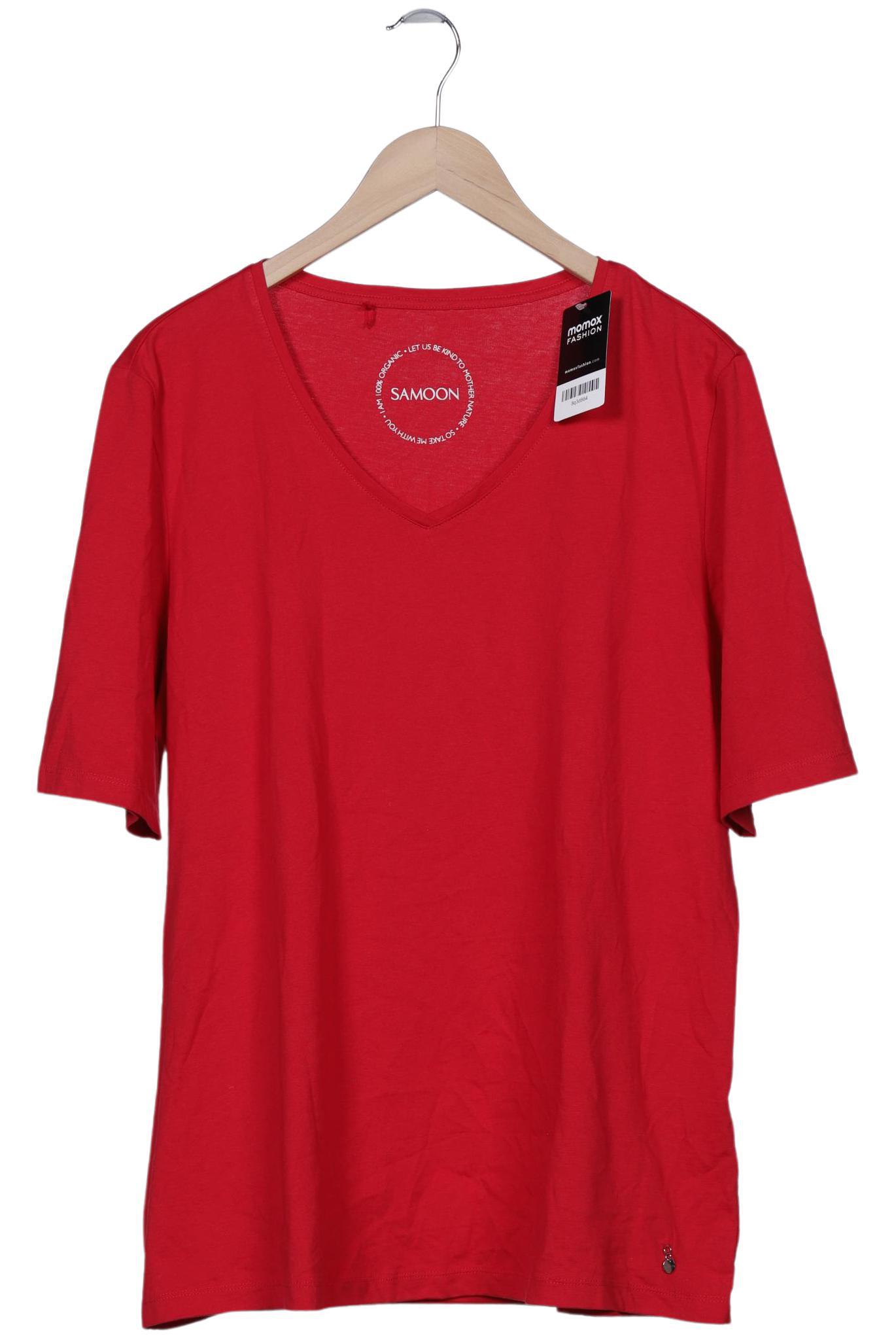 

Samoon by Gerry Weber Damen T-Shirt, rot, Gr. 48