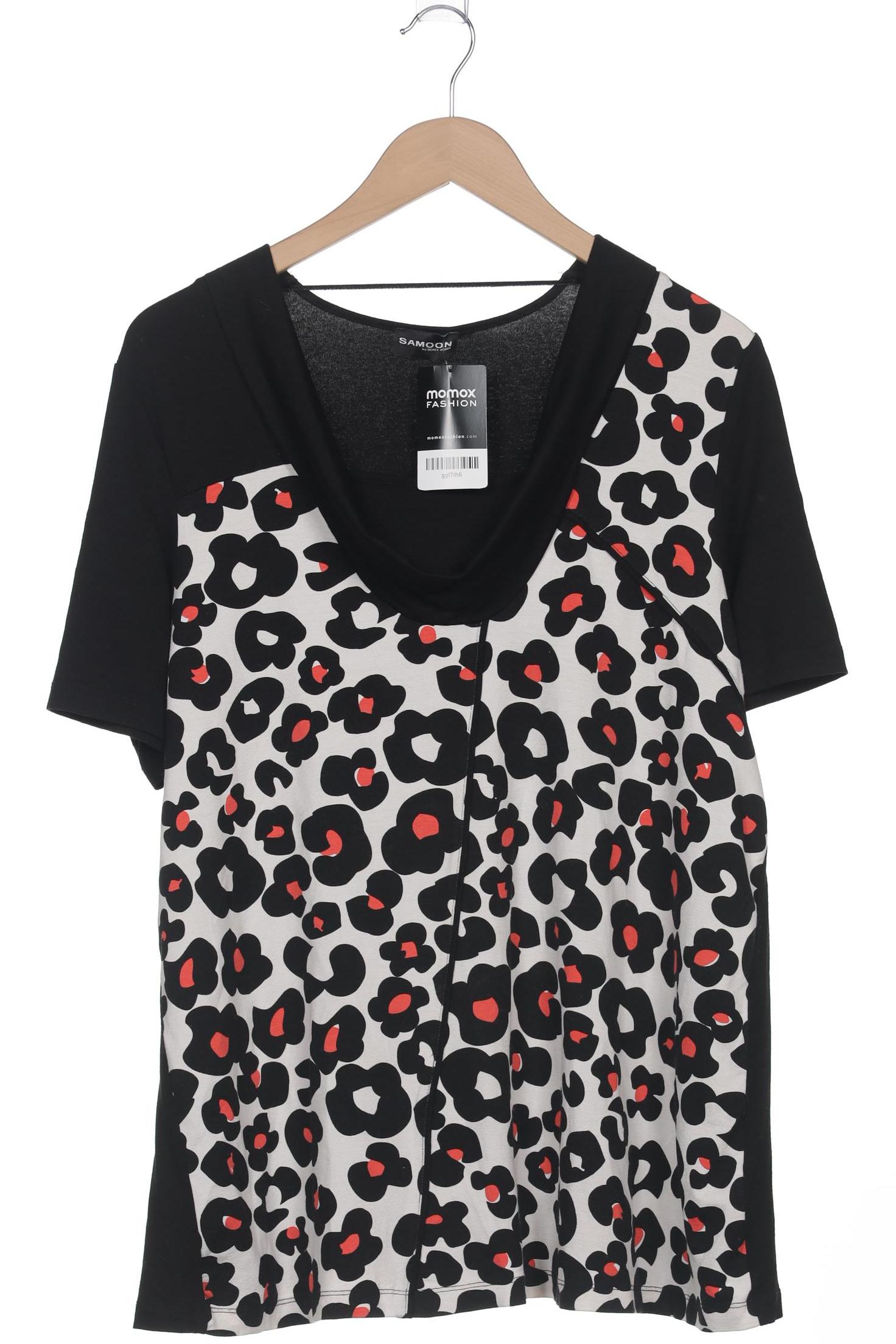 

Samoon by Gerry Weber Damen T-Shirt, schwarz, Gr. 48