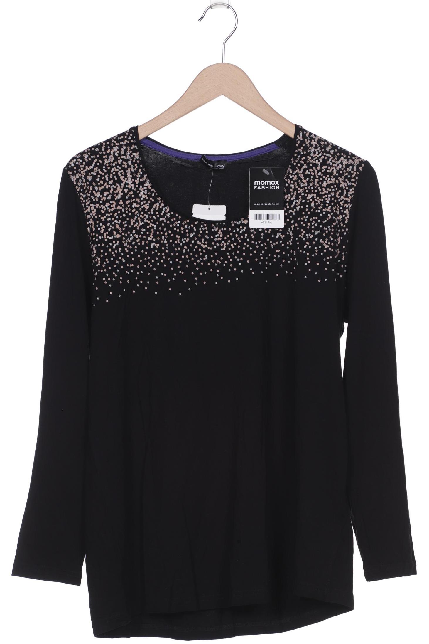 

SAMOON by Gerry Weber Damen Langarmshirt, schwarz