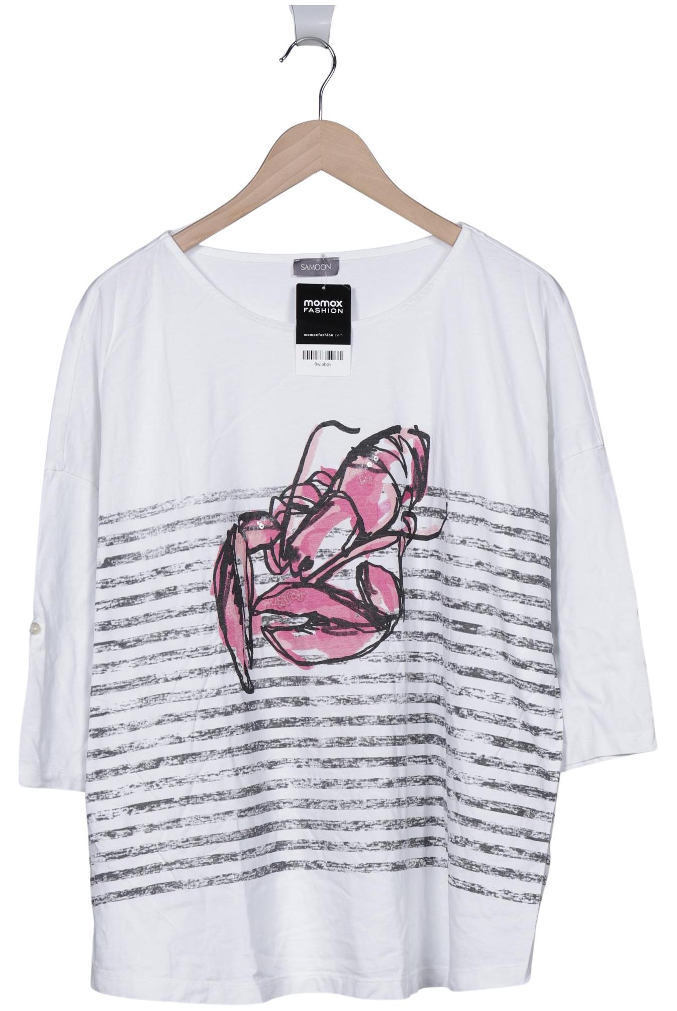 

Samoon by Gerry Weber Damen T-Shirt, weiß, Gr. 42